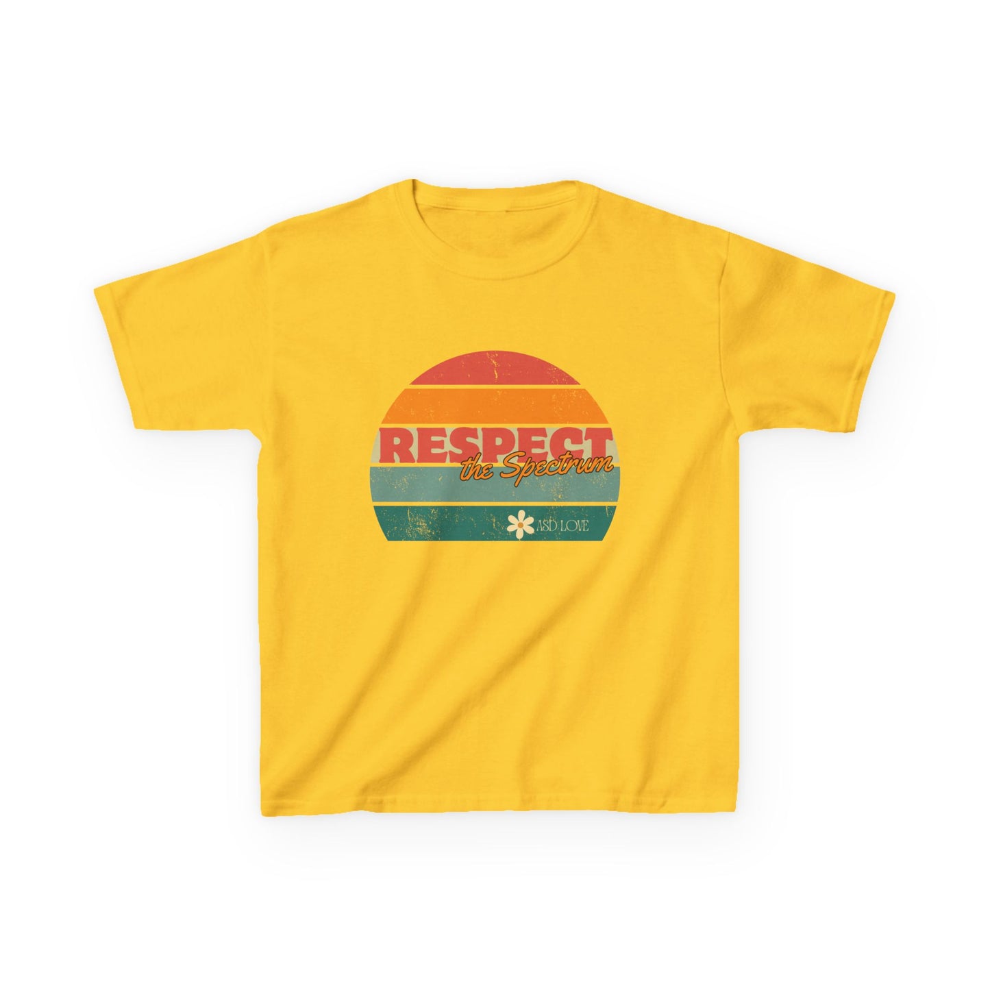 Respect the Spectrum - Rainbow Autism Awarness Kids Tee