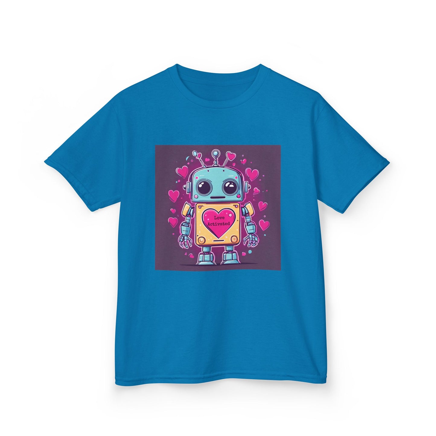 Love Activated - Robot Valentine's Kids' Tee