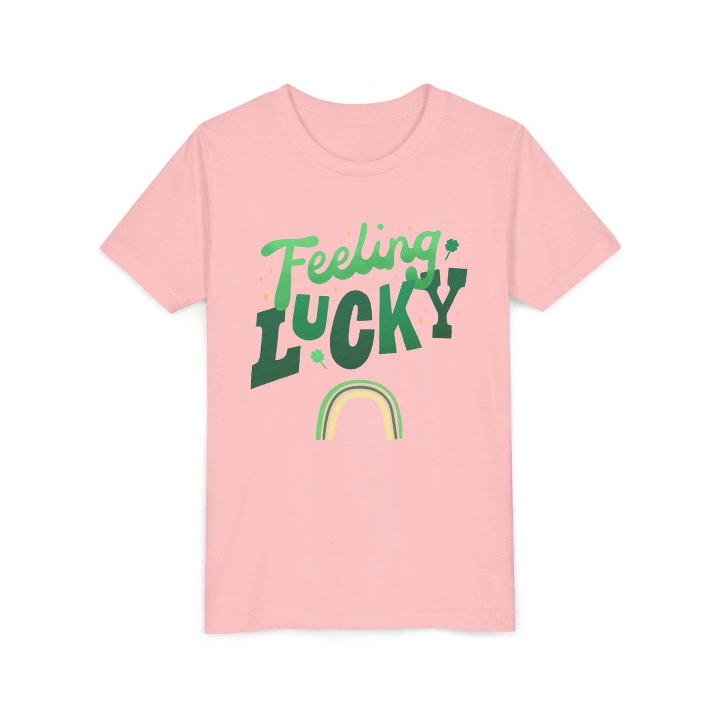 Feeling Lucky rainbow Youth Tee | St. Patrick's Day kids shirt