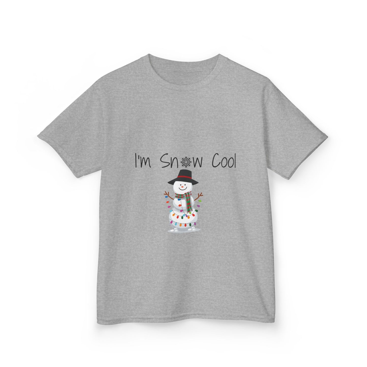 I'm Snow Cool Kids Tee - Fun Holiday Snowman Shirt for Boys and Girls