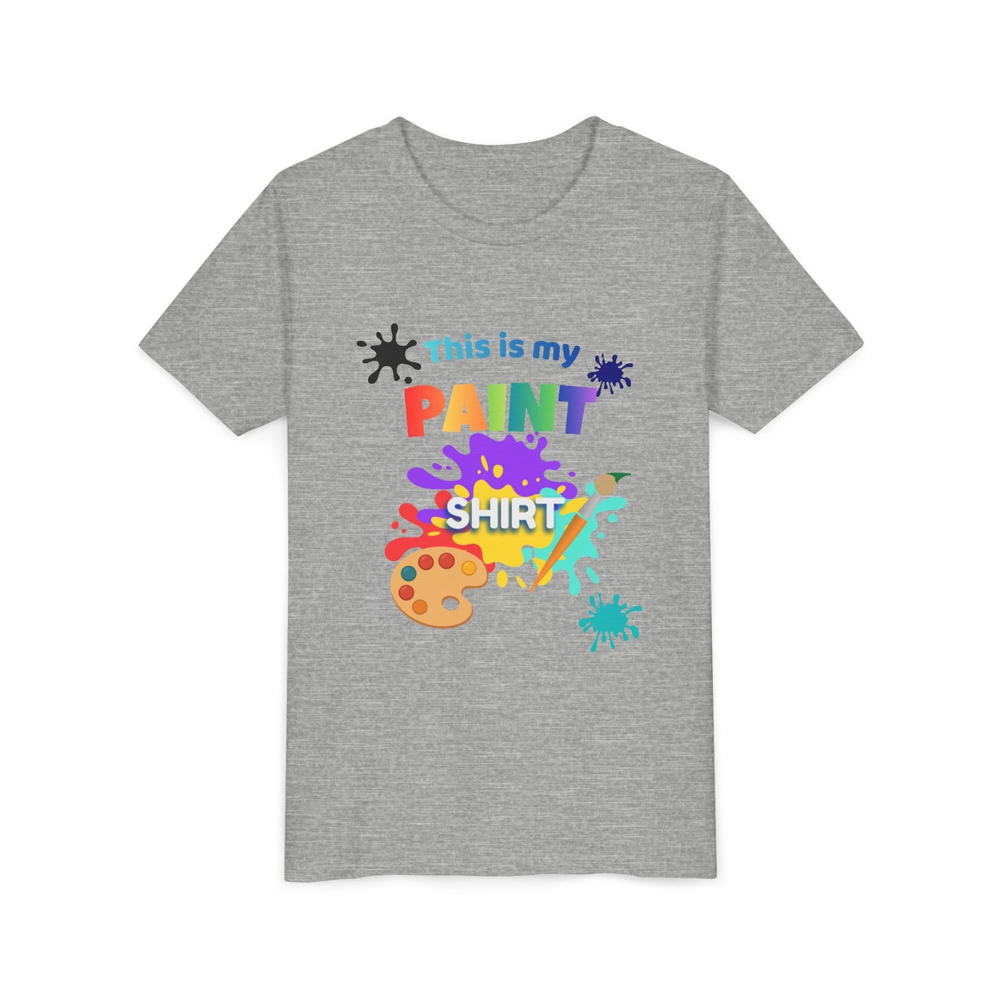 This Is My Paint Shirt Youth Tee SP | Kids Art Palette T-Shirt