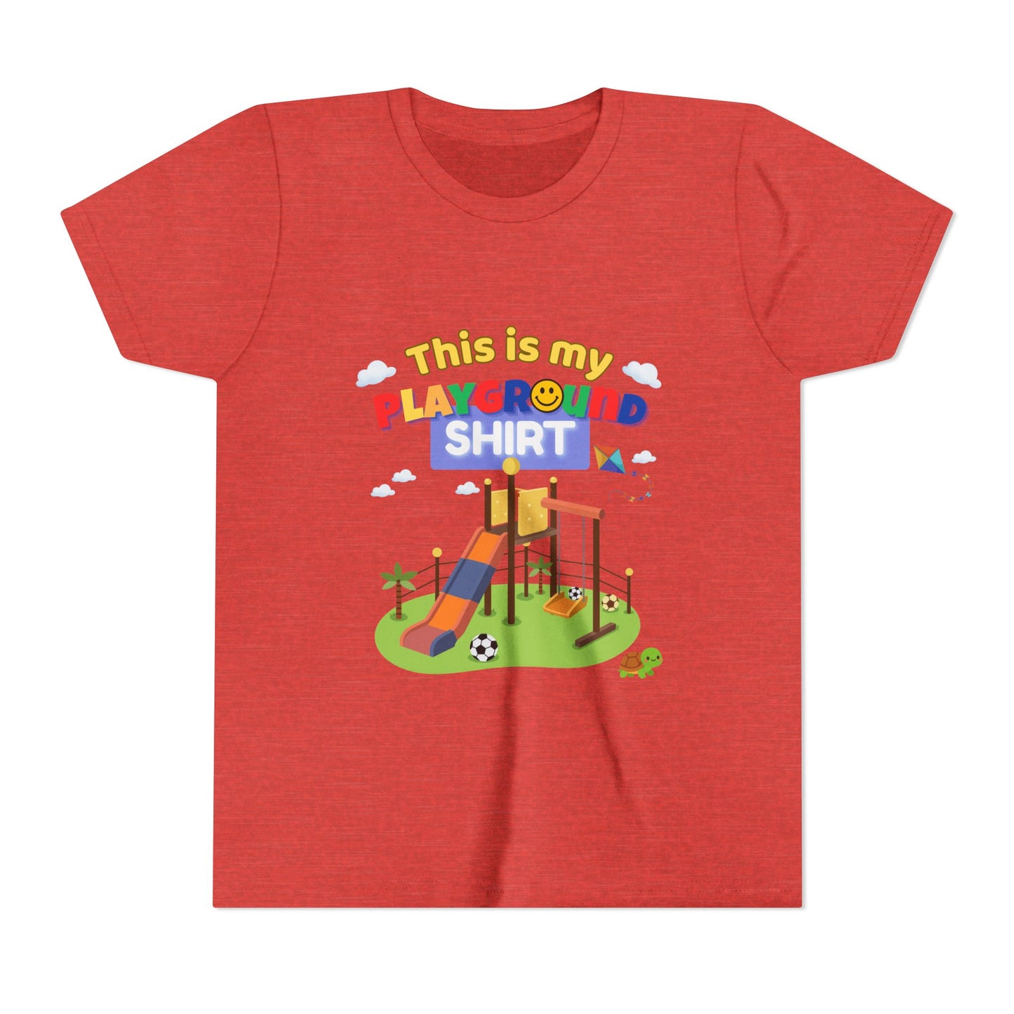 This Is My Playground Shirt Youth Tee | Playground Slide Graphic Shirt