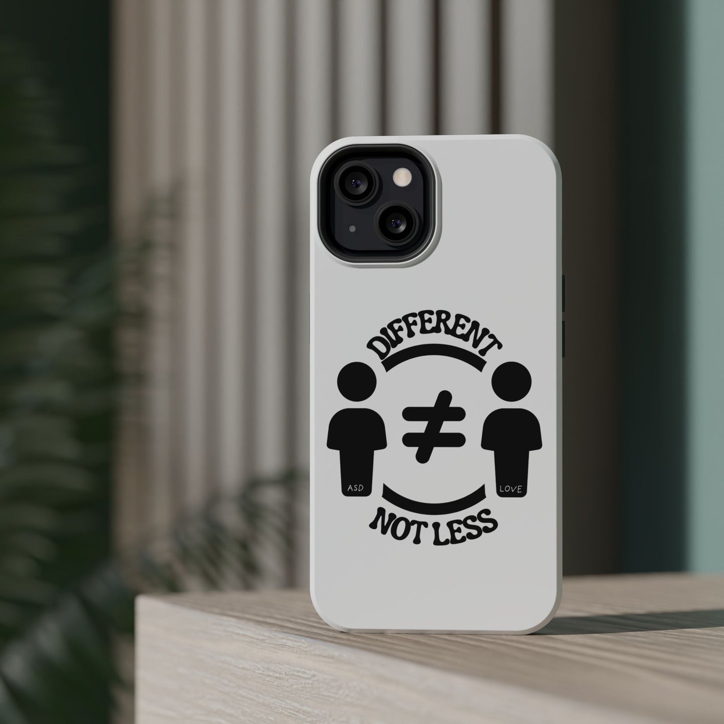 Silhouette Harmony: Different, Not Less - ASD Awareness Phone Case