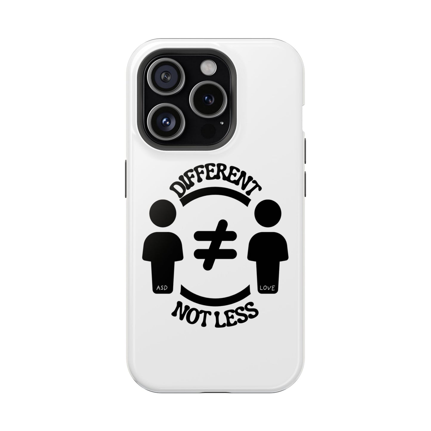 Silhouette Harmony: Different, Not Less - ASD Awareness Phone Case