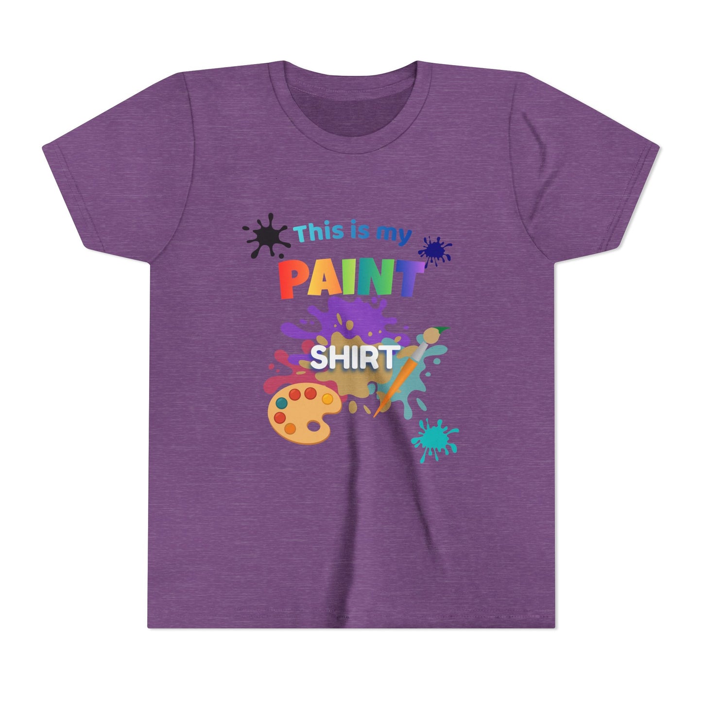 This Is My Paint Shirt Youth Tee SP | Kids Art Palette T-Shirt