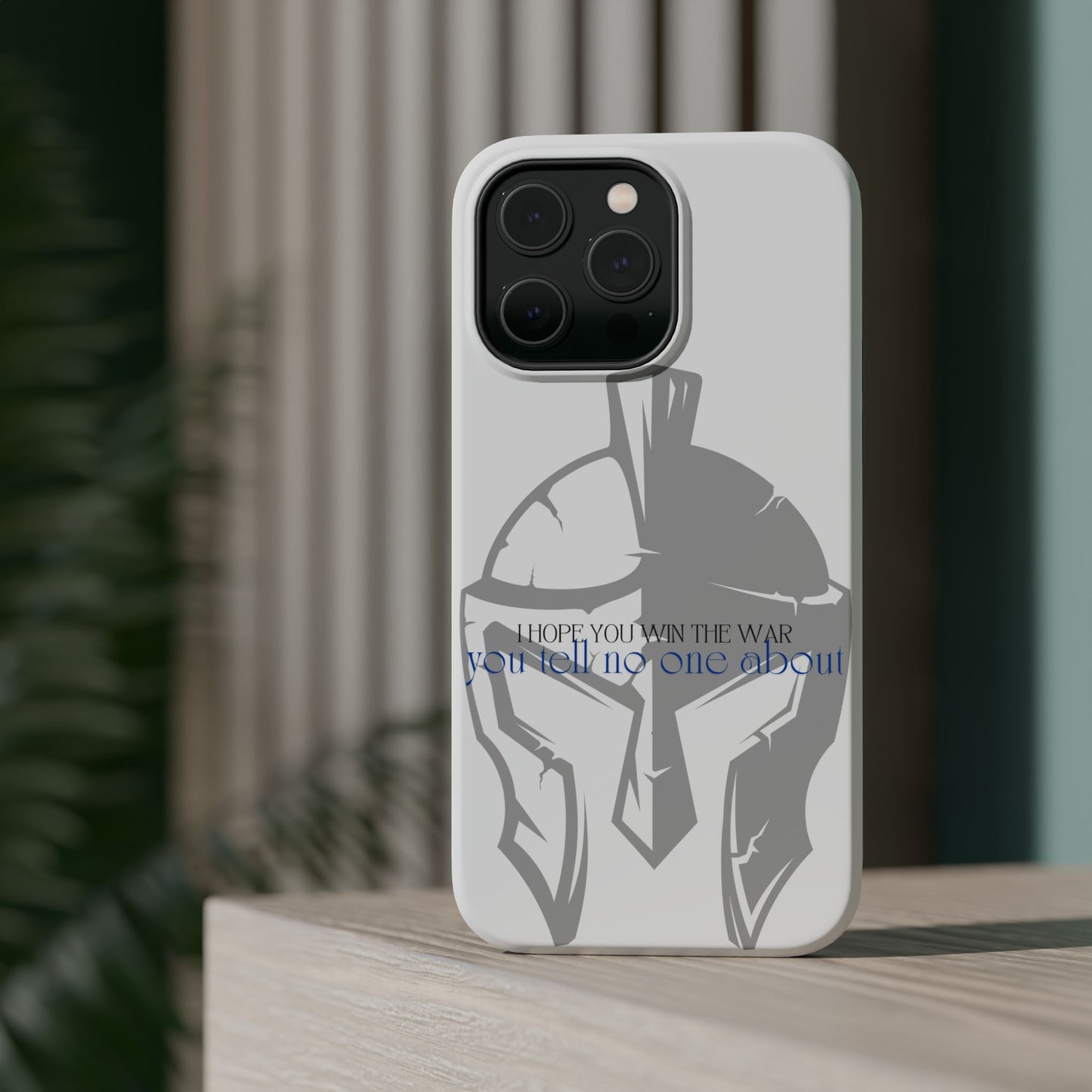 Spartan Strength: Win the War You Tell No One About - Mental Health Awareness Phone Case