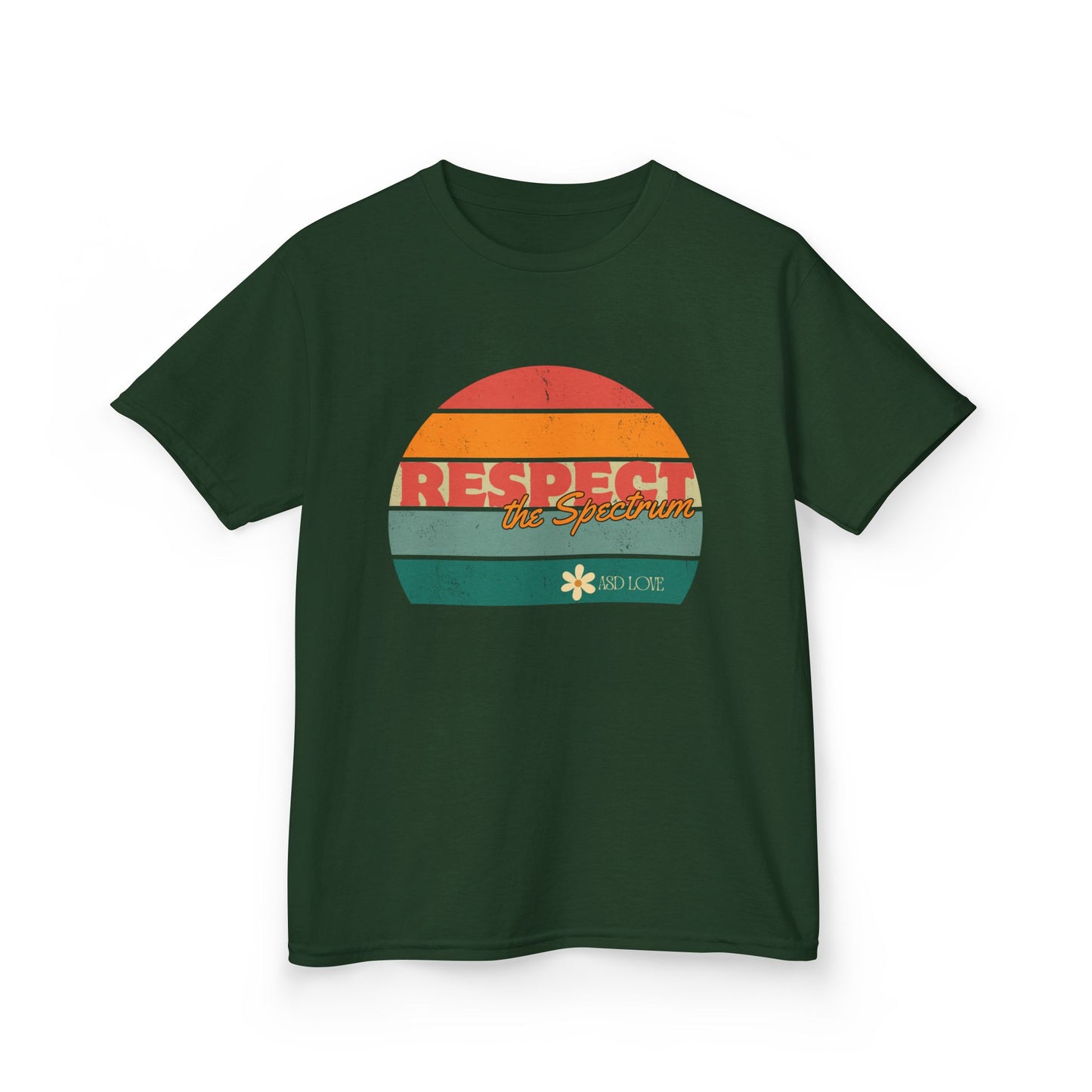 Respect the Spectrum - Rainbow Autism Awarness Kids Tee