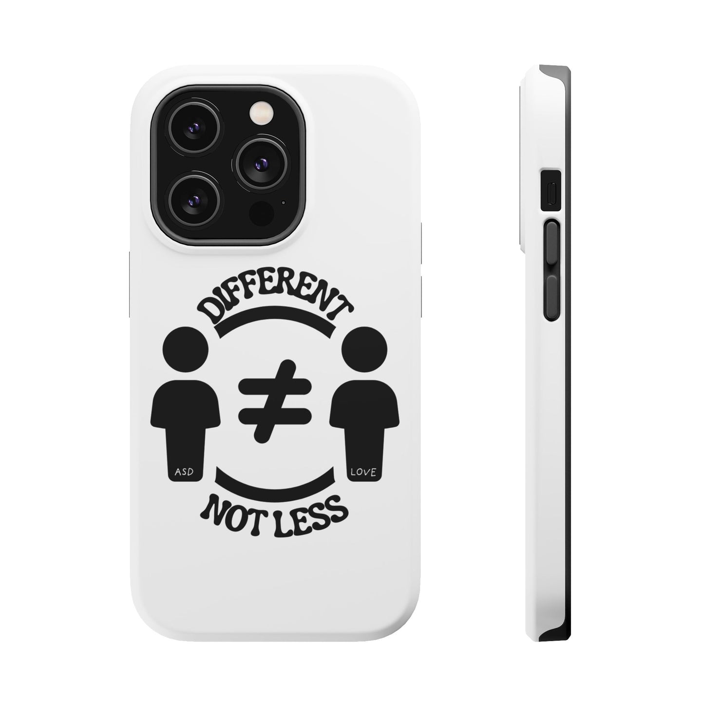 Silhouette Harmony: Different, Not Less - ASD Awareness Phone Case