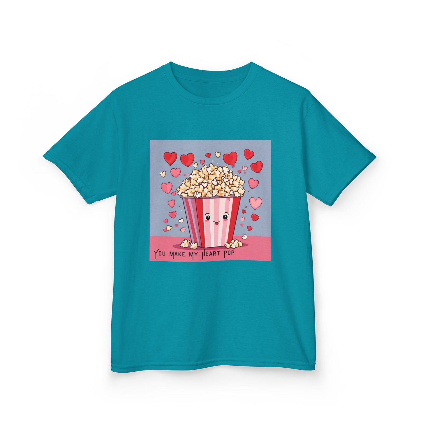 You Make My Heart Pop - Popcorn Valentine's Kids Tee