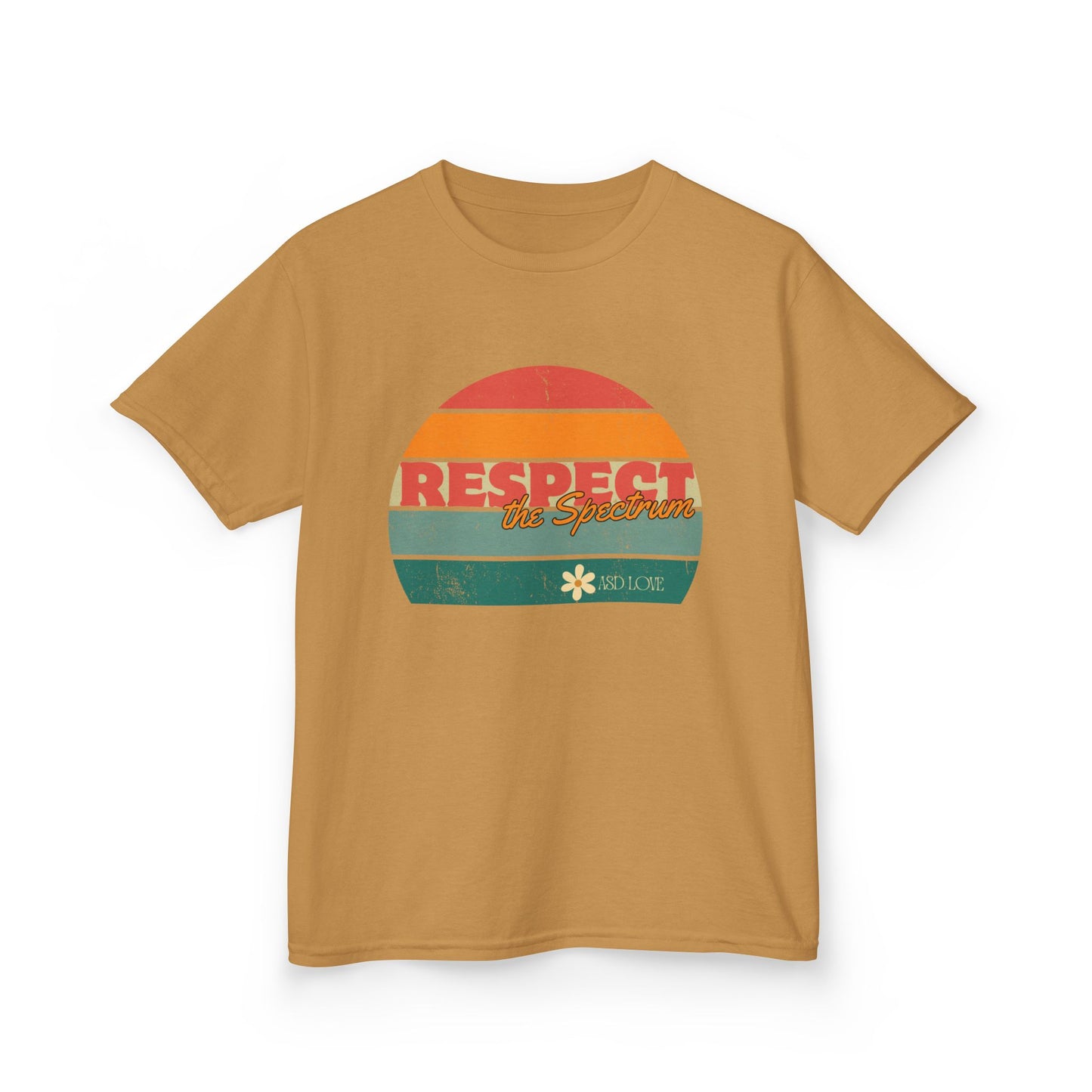 Respect the Spectrum - Rainbow Autism Awarness Kids Tee