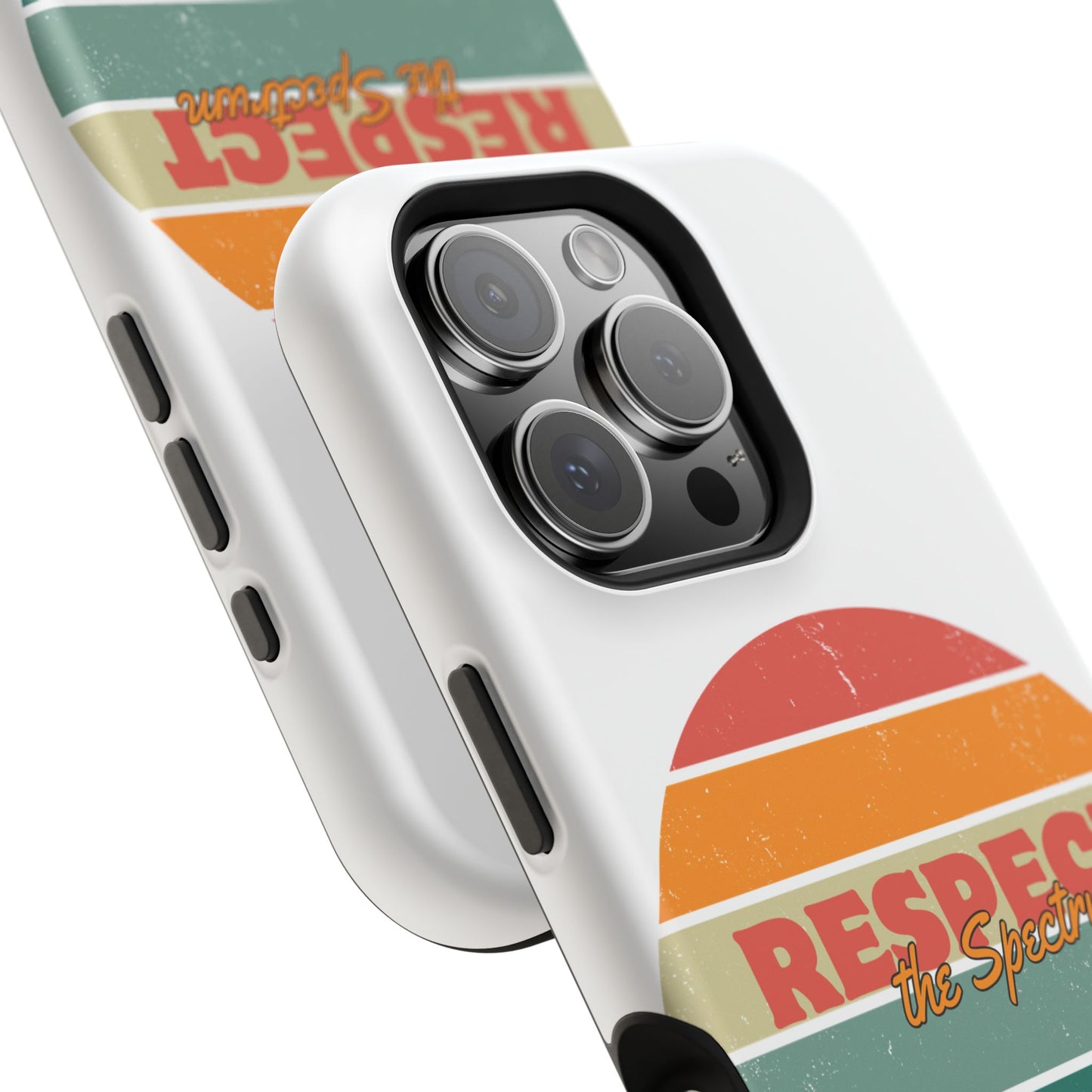 Vintage Rainbow: Respect the Spectrum - ASD Awareness Phone Case