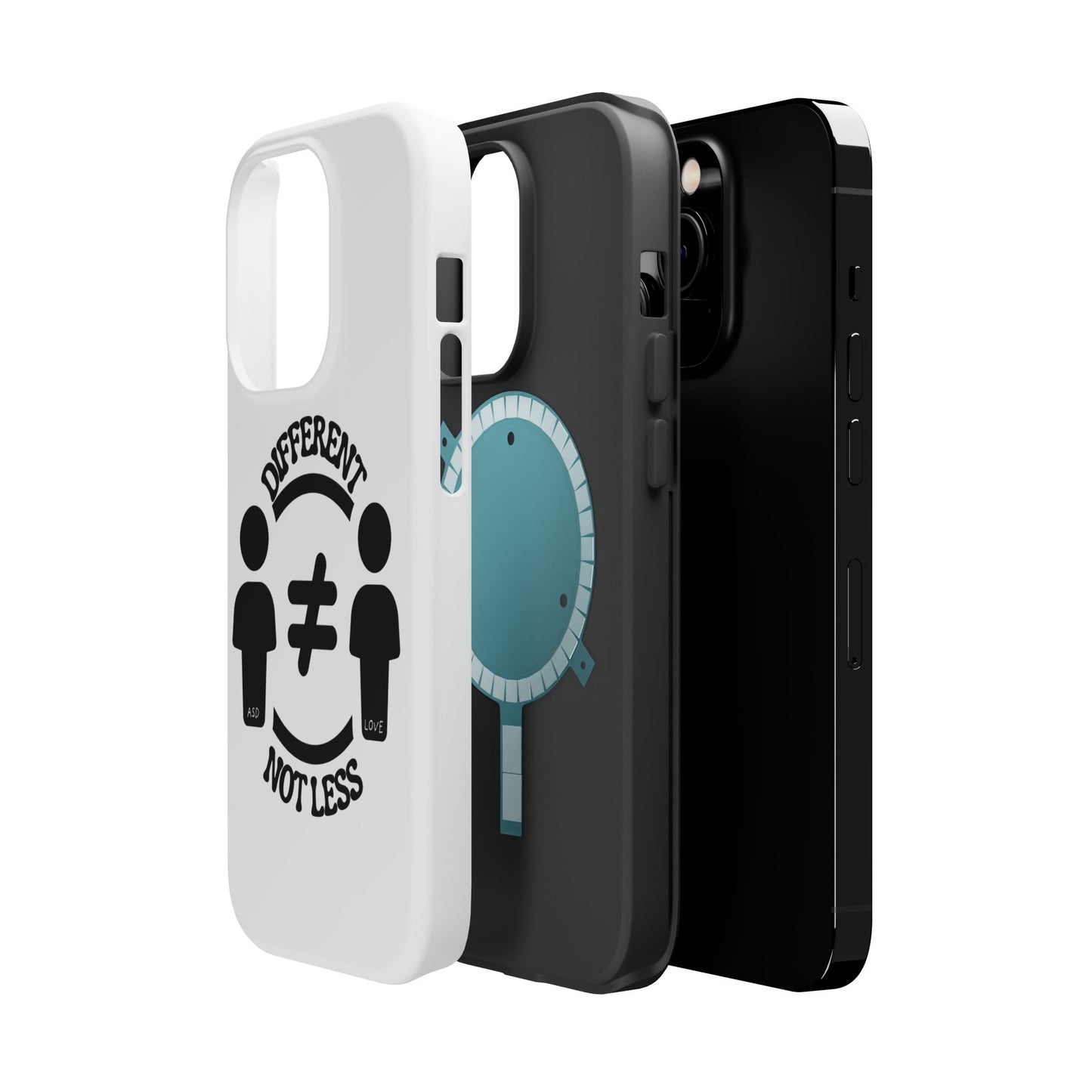 Silhouette Harmony: Different, Not Less - ASD Awareness Phone Case