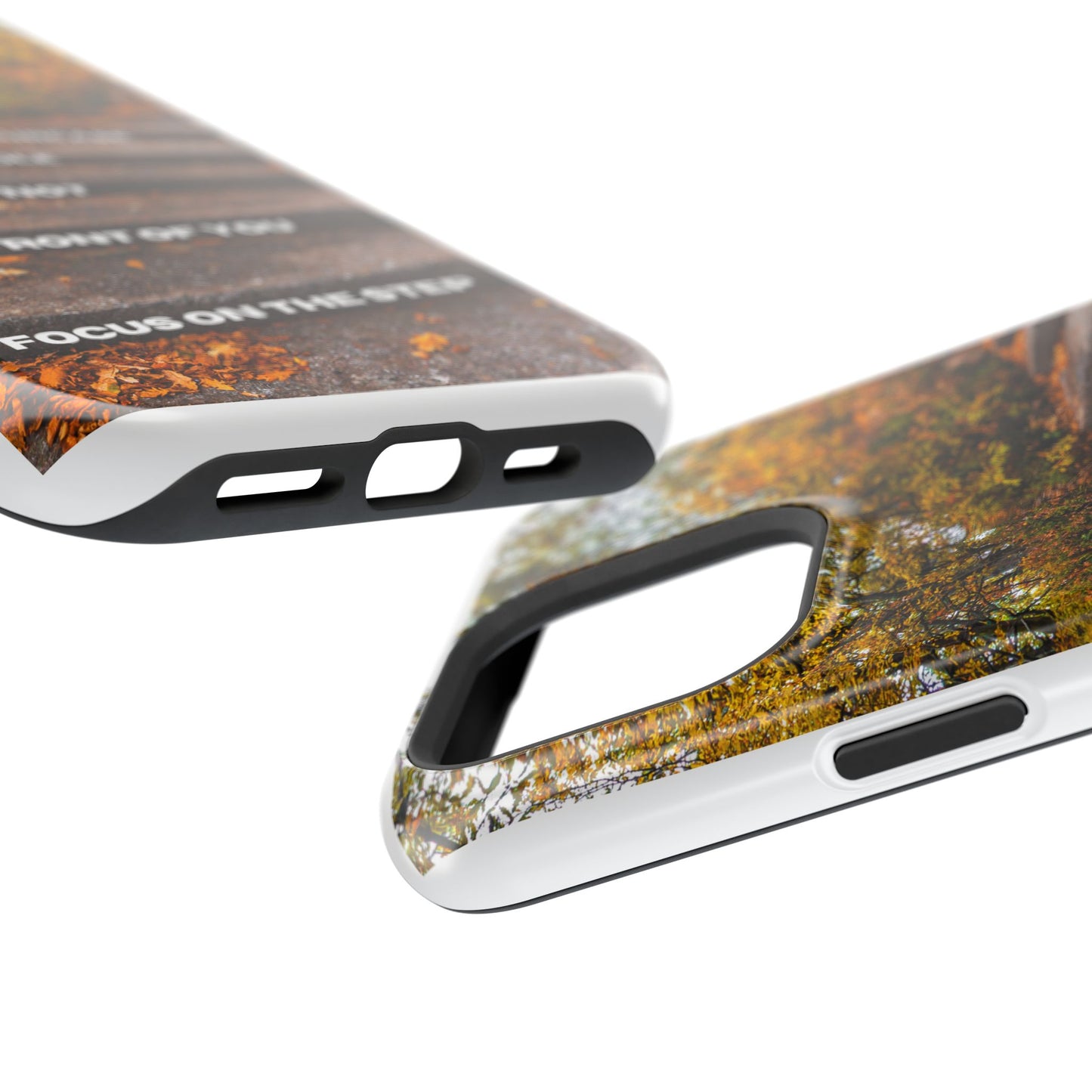 Autumn Steps: Focus on the Journey - Positive Reminder Phone Case