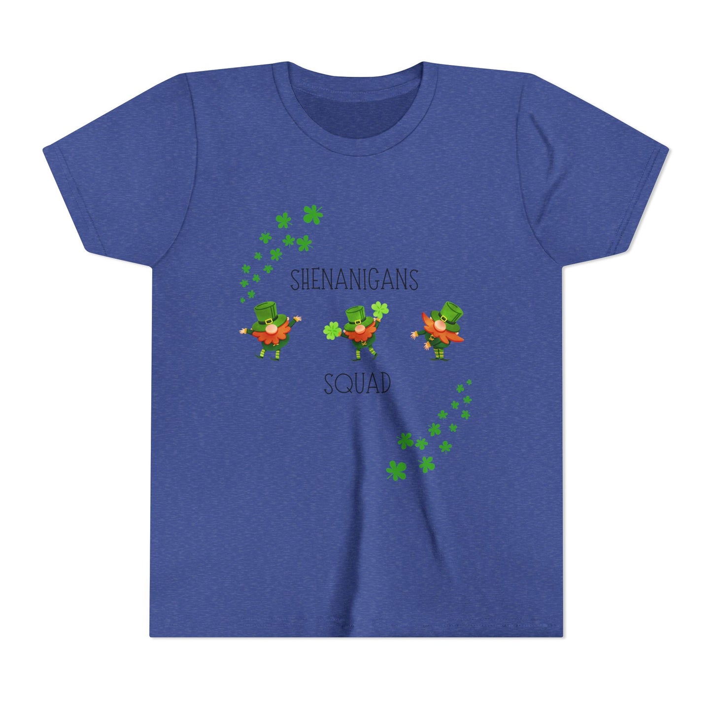 Shenanigans Squad Youth Tee | St. Patrick's Day Leprechaun Shamrock Shirt
