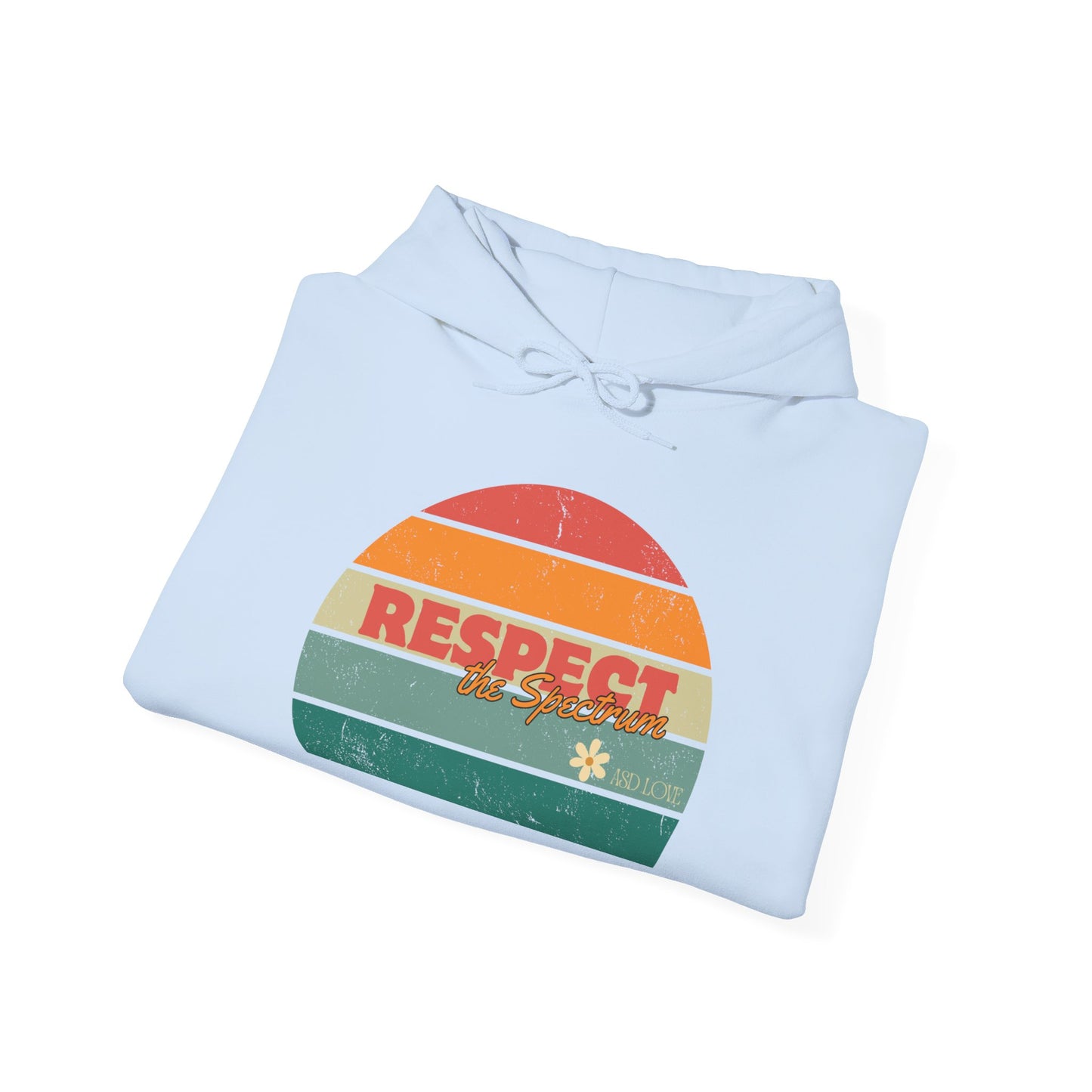 Respect the Spectrum | Hooded Sweatshirt | Autism Awareness | Diversity and Inclusivity