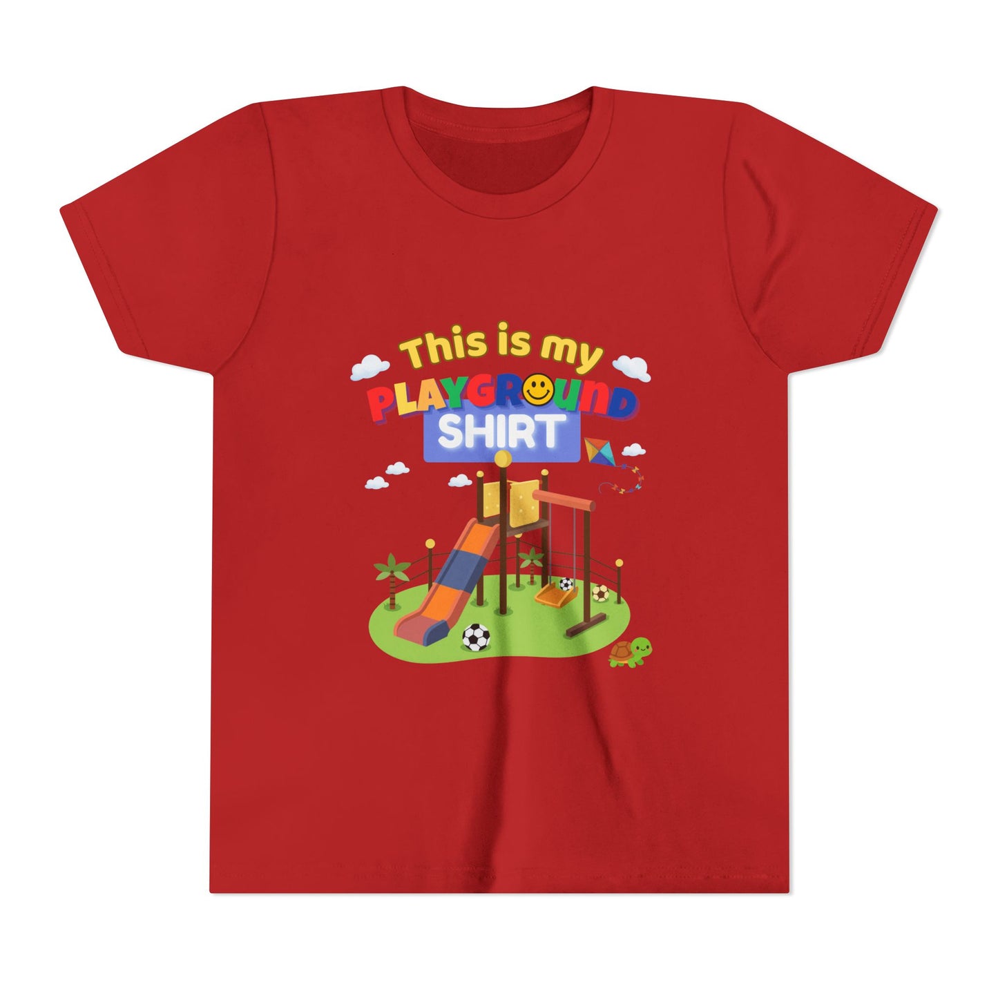 This Is My Playground Shirt Youth Tee | Playground Slide Graphic Shirt