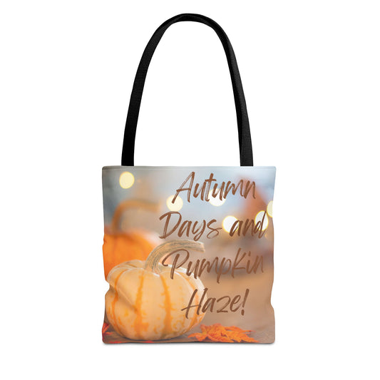 Autumn Days and Pumpkin Haze! - Tote Bag (AOP)