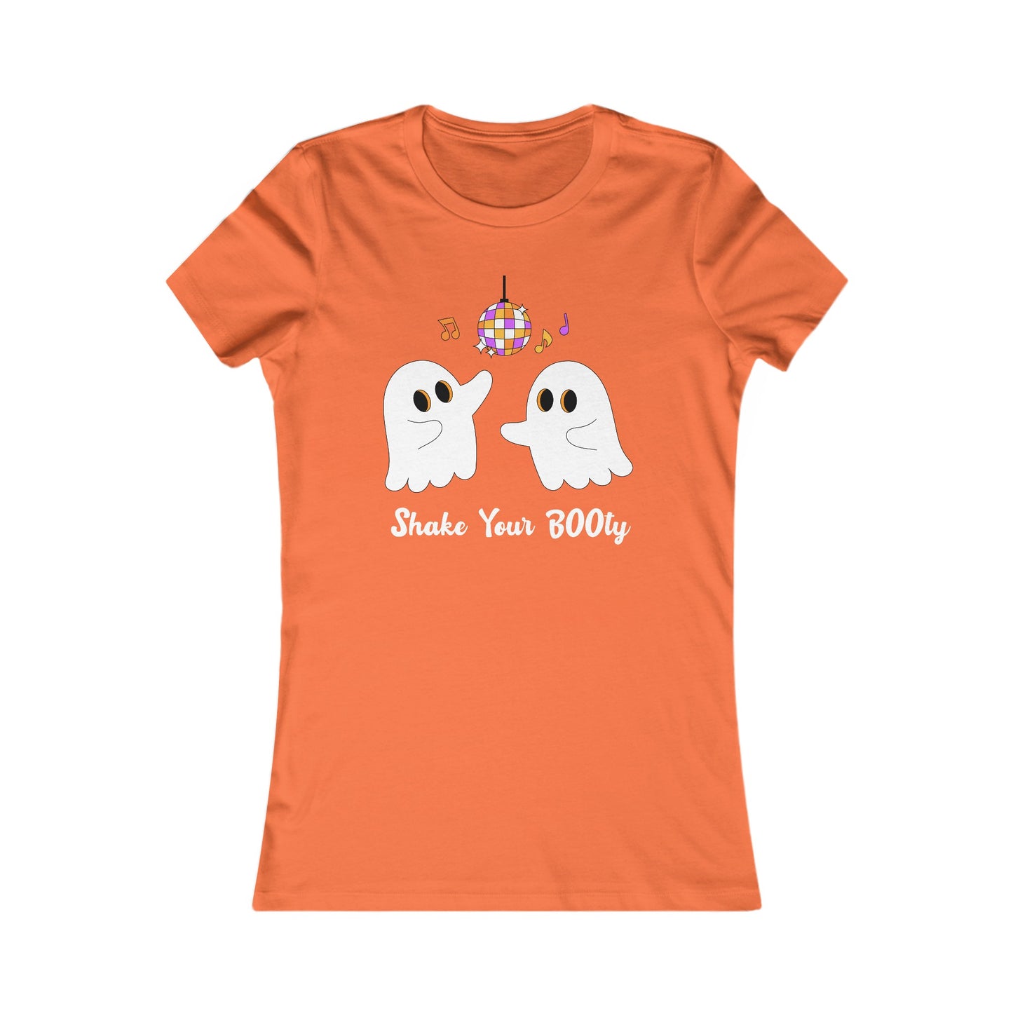 Shake your BOOty Halloween Shirt (WF) - Fun Dancing Ghost Disco Party Tee