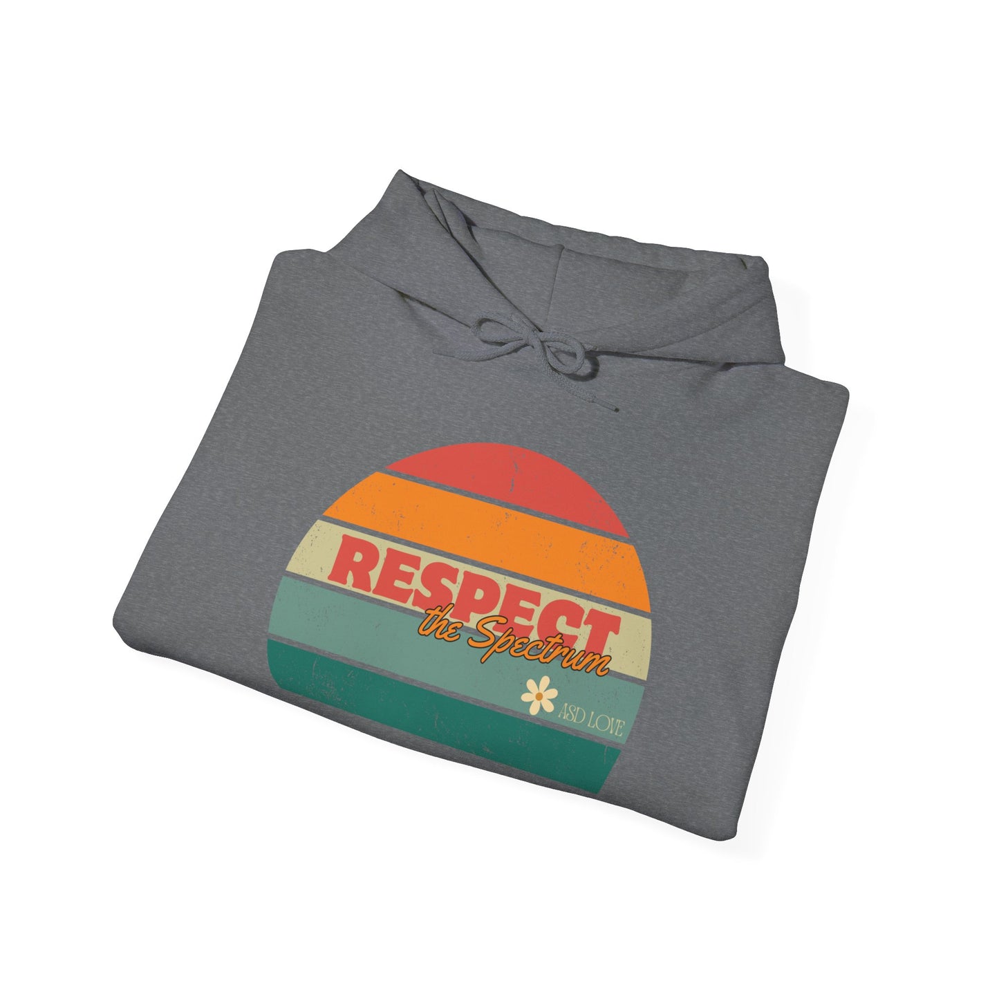 Respect the Spectrum | Hooded Sweatshirt | Autism Awareness | Diversity and Inclusivity