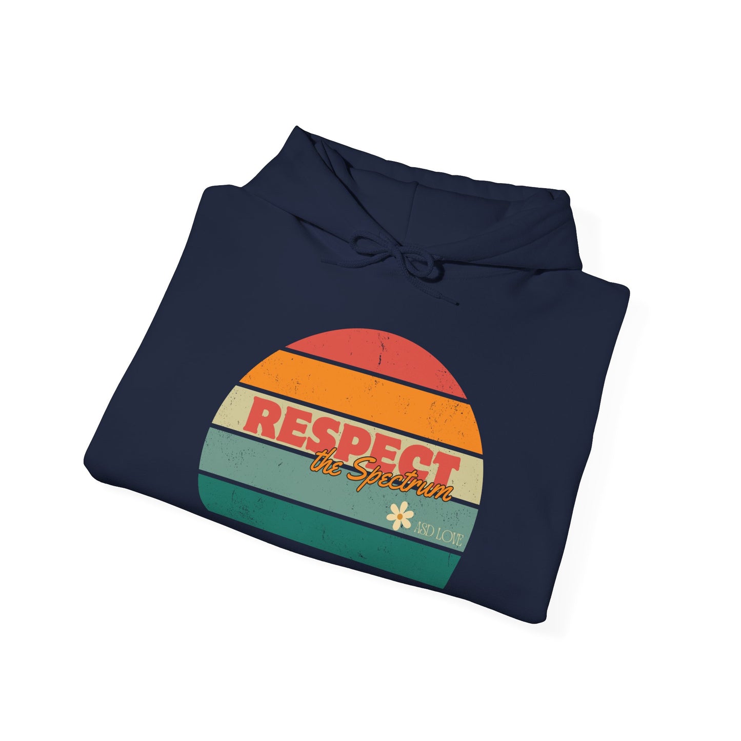 Respect the Spectrum | Hooded Sweatshirt | Autism Awareness | Diversity and Inclusivity