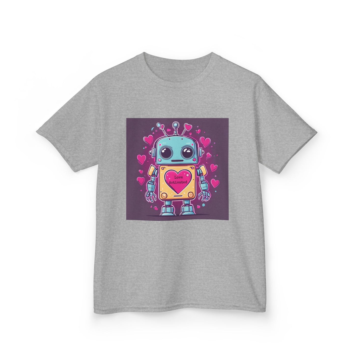 Love Activated - Robot Valentine's Kids' Tee