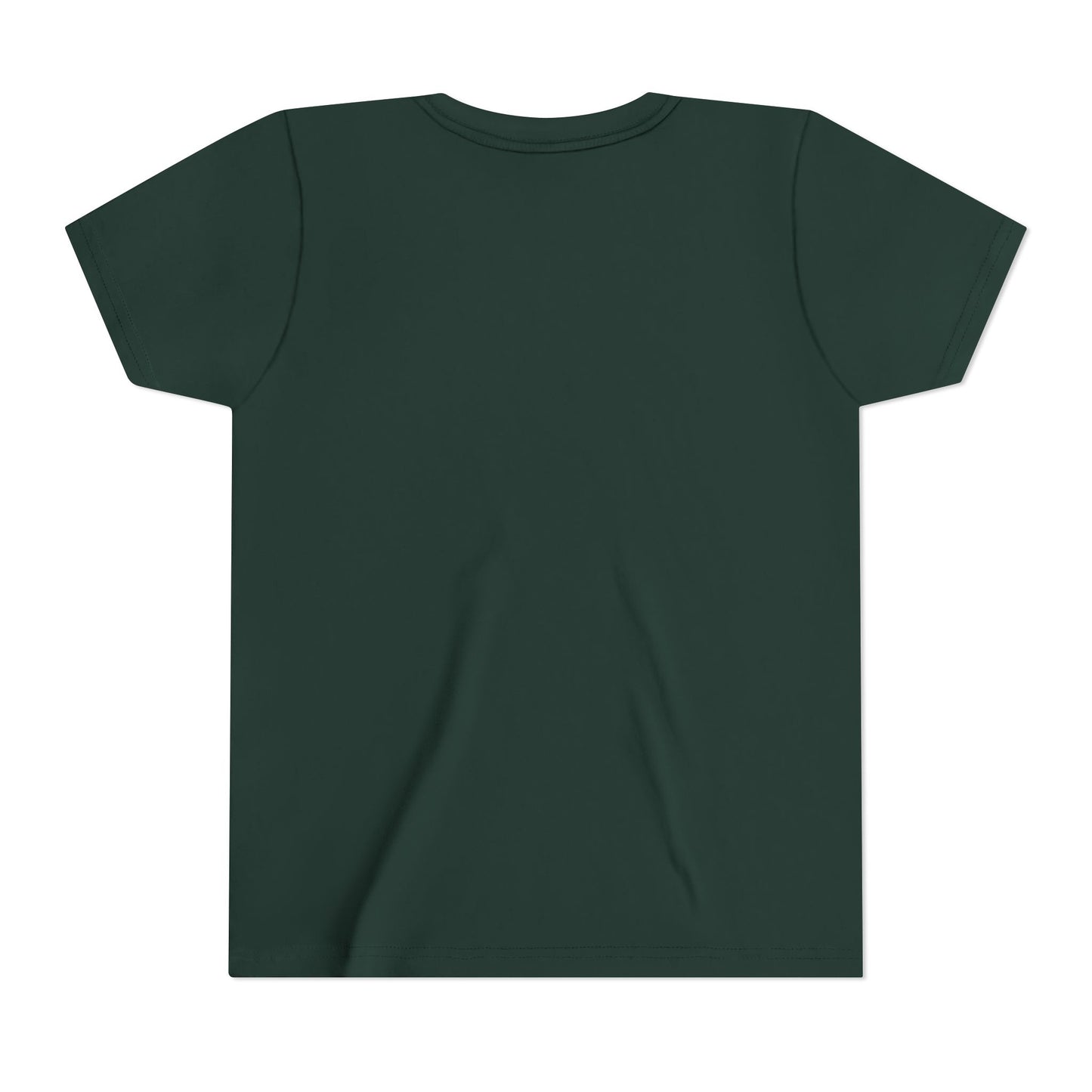 Kawaii Smiling Shamrock Youth Tee | Cute Clover St. Patrick's Day Shirt