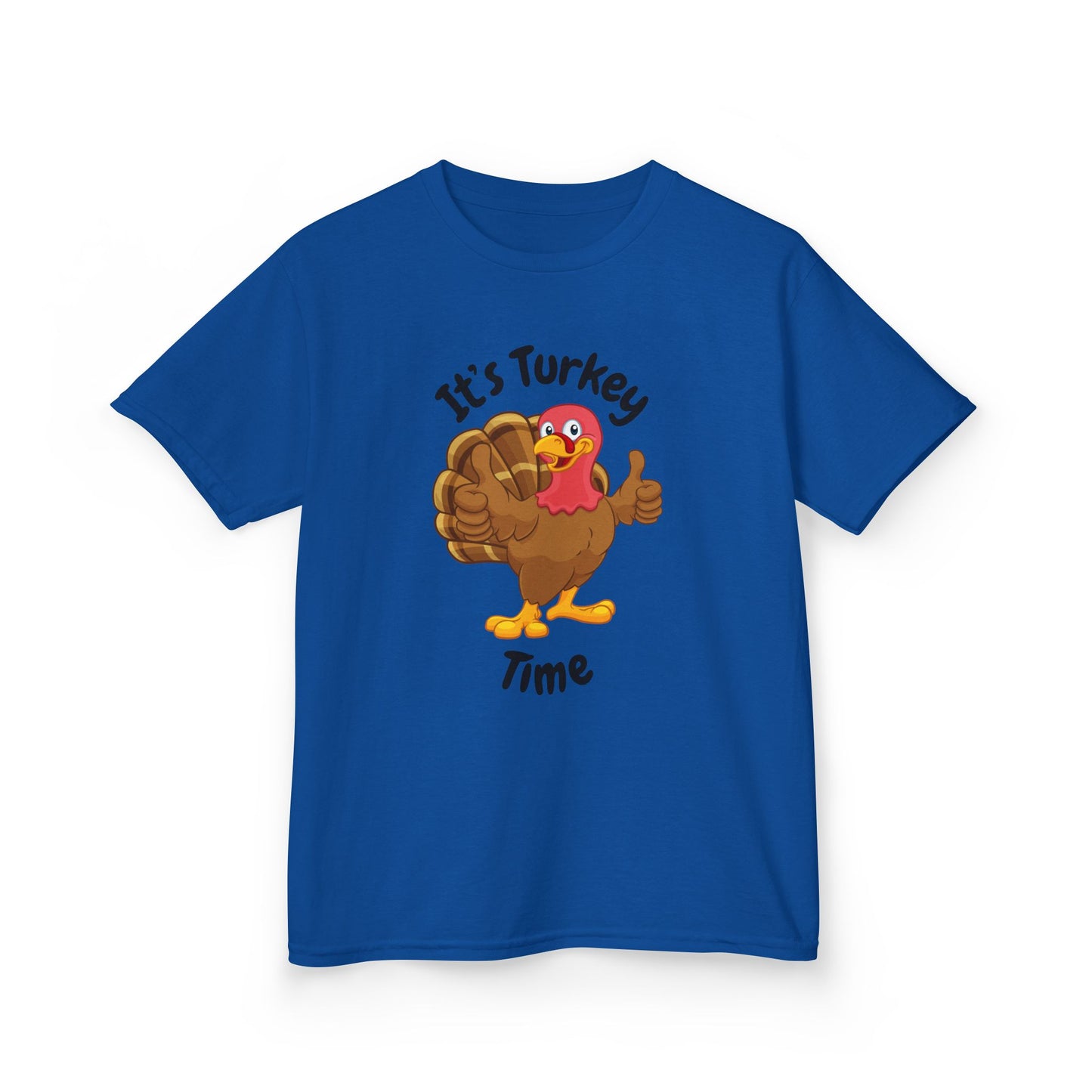 It's Turkey Time Kid Tee - Fun Thanksgiving Shirt for Boys and Girls