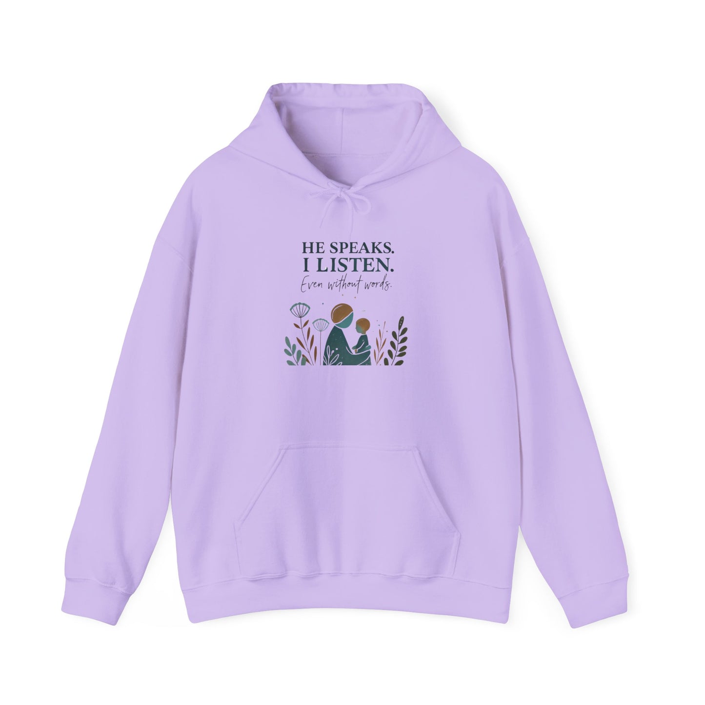 He Speaks, I Listen - Autism Parent Hoodie