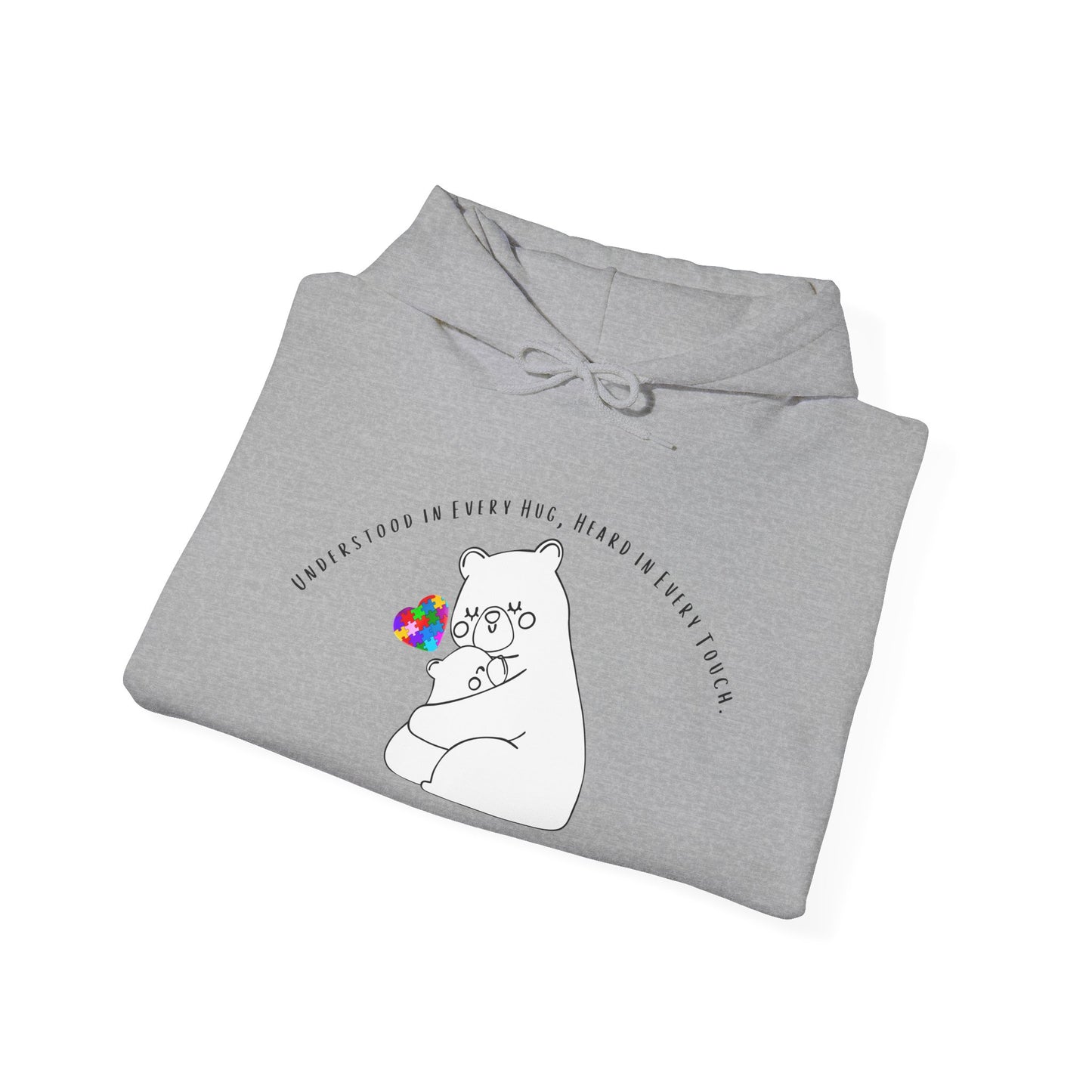 Every Hug, Every Touch - Autism Awareness Hoodie - Gift for Her, Unisex Comfort