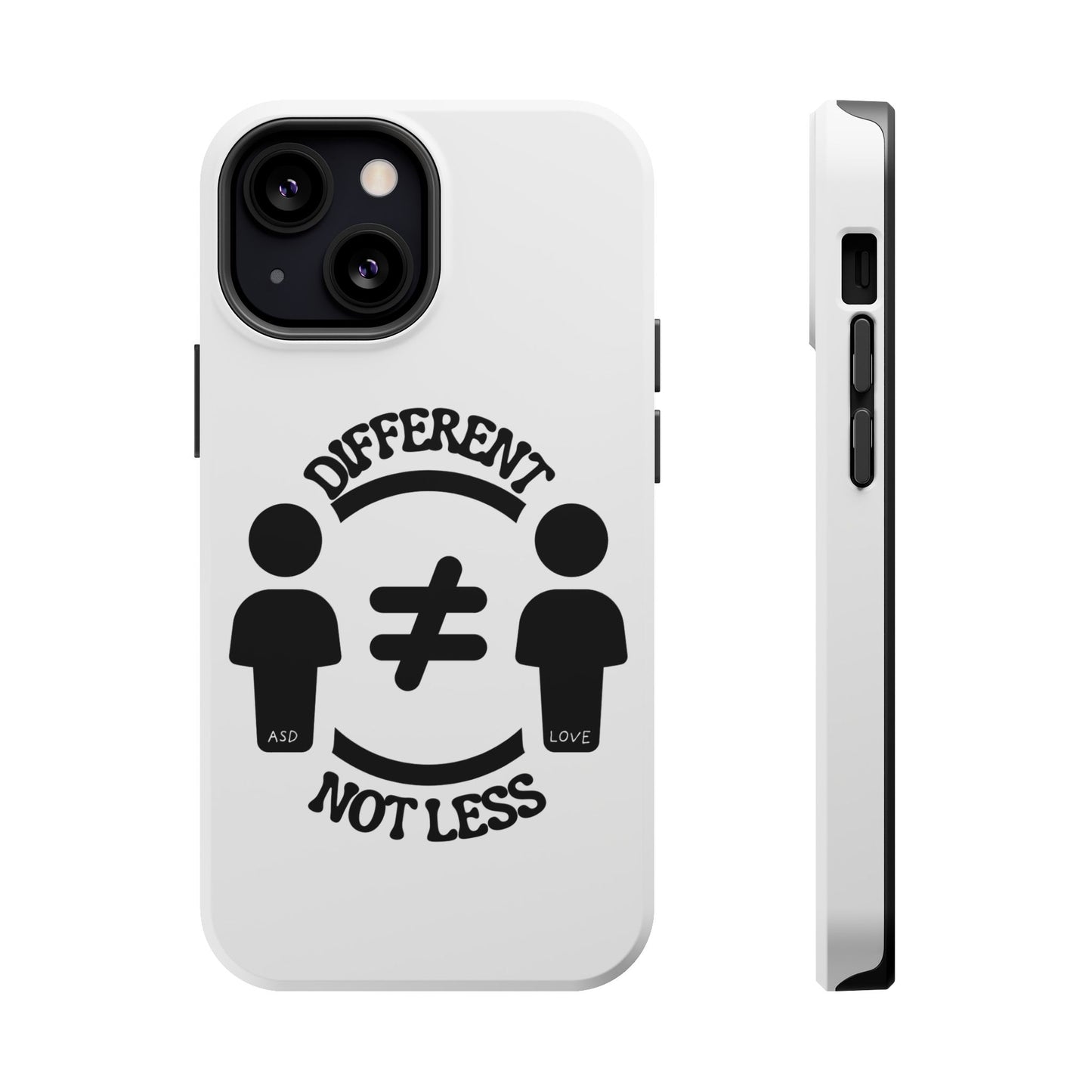 Silhouette Harmony: Different, Not Less - ASD Awareness Phone Case