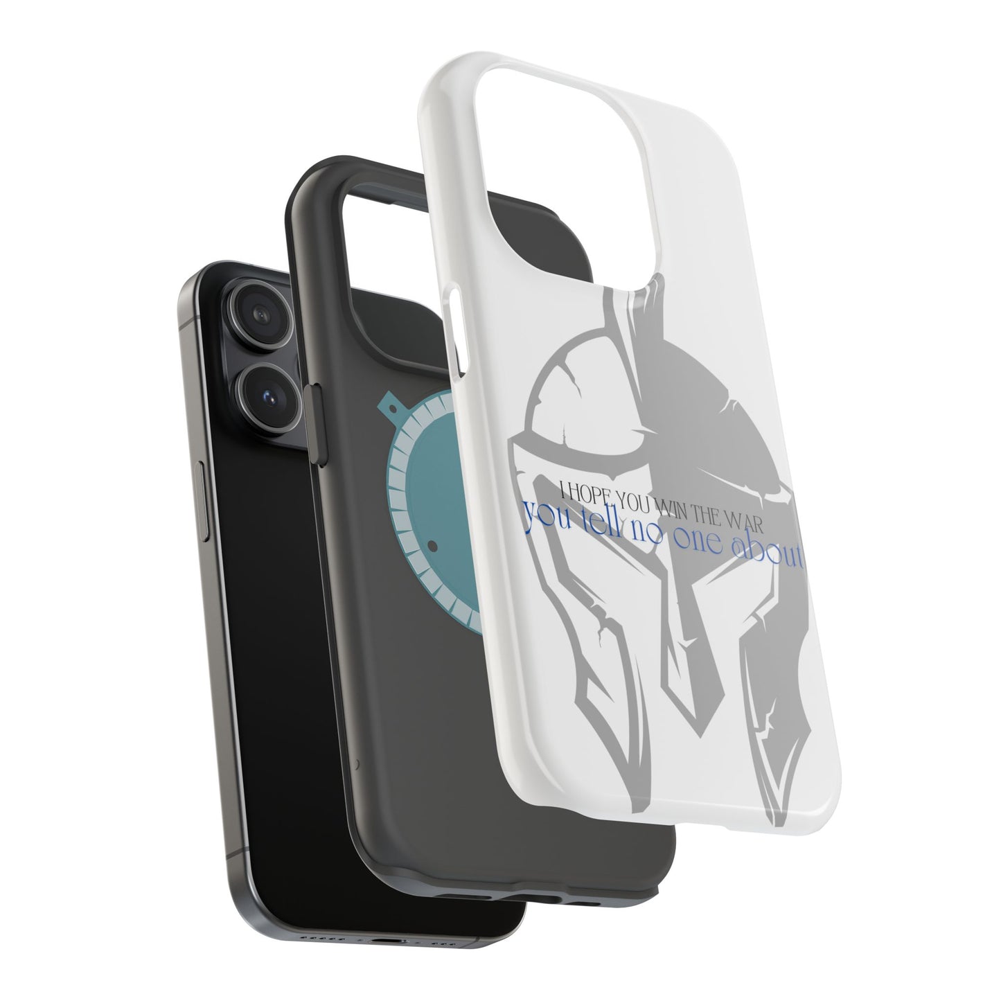Spartan Strength: Win the War You Tell No One About - Mental Health Awareness Phone Case