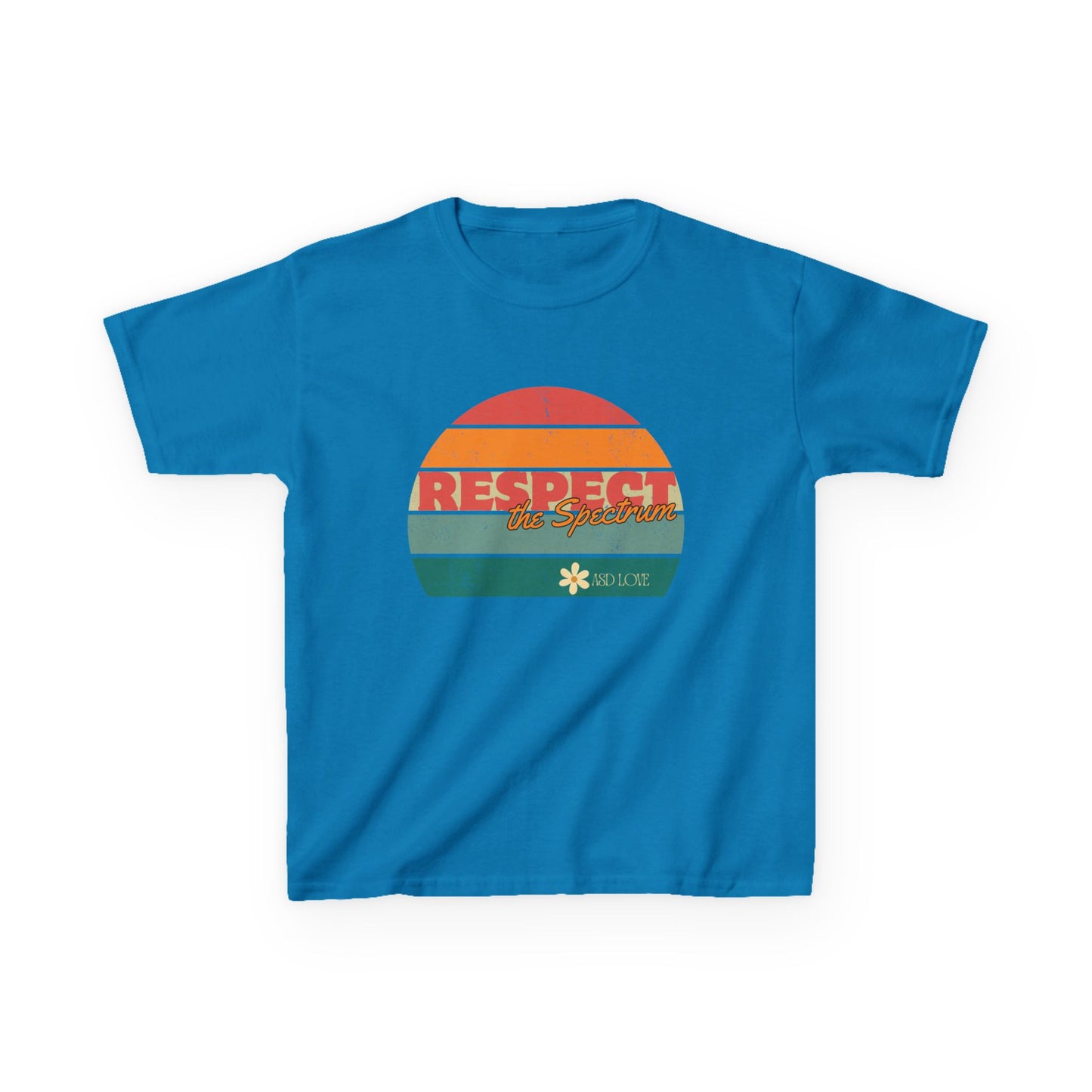 Respect the Spectrum - Rainbow Autism Awarness Kids Tee