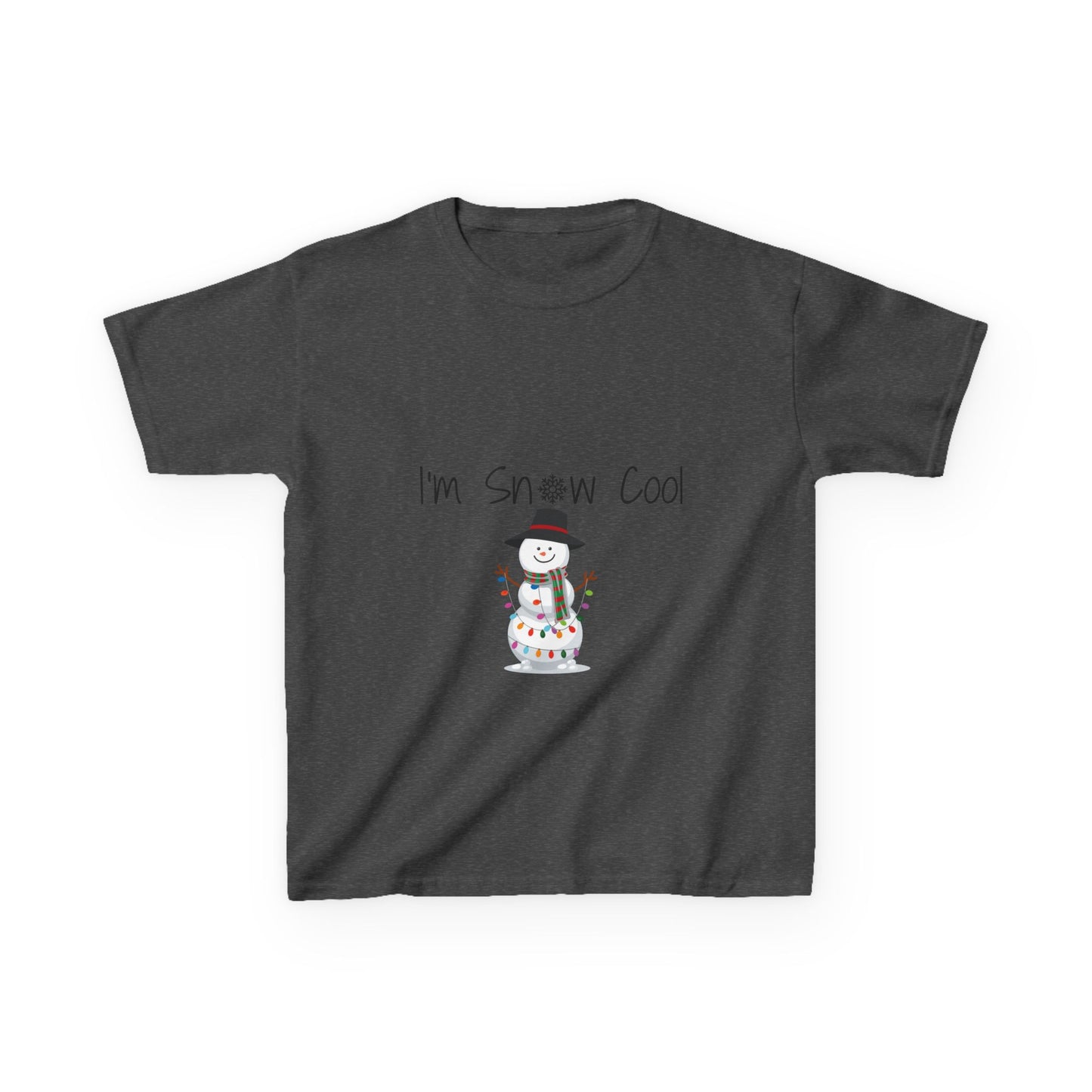 I'm Snow Cool Kids Tee - Fun Holiday Snowman Shirt for Boys and Girls