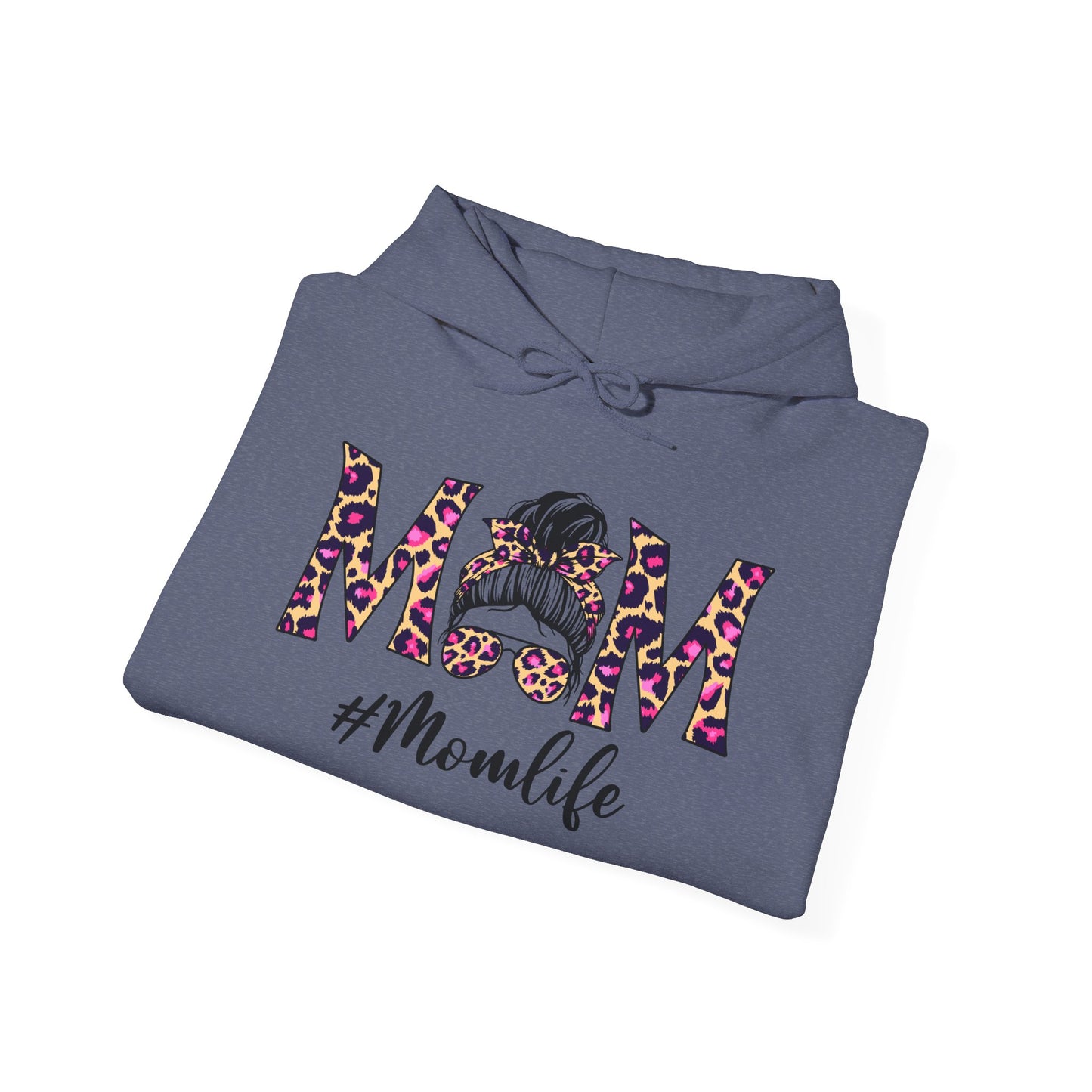 Leopard Print Mom Life Hoodie - Fierce & Fabulous | Mom Life Hoodie, Cozy Sweatshirt for Mothers, Unique Mothers Day Gift, Cute Mom Apparel