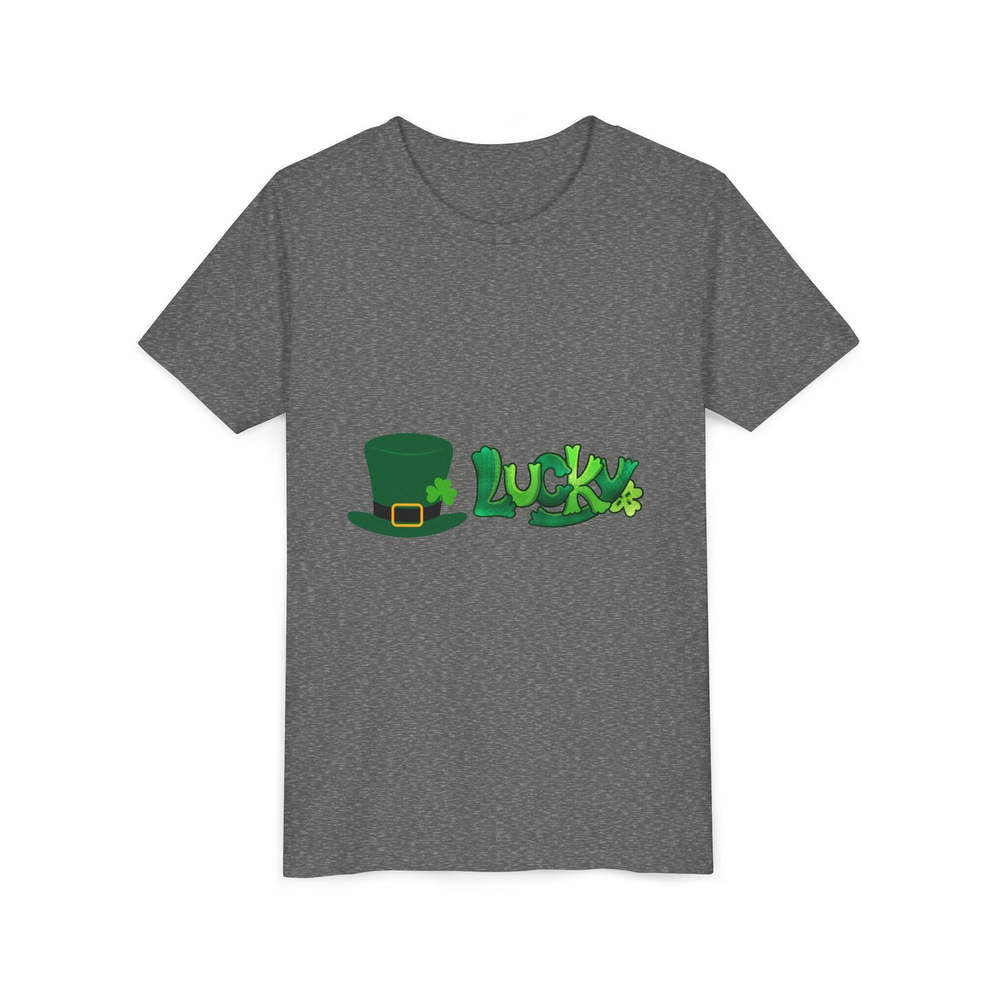 Lucky St. Patricks Day Shamrock Tee | Youth T-Shirt