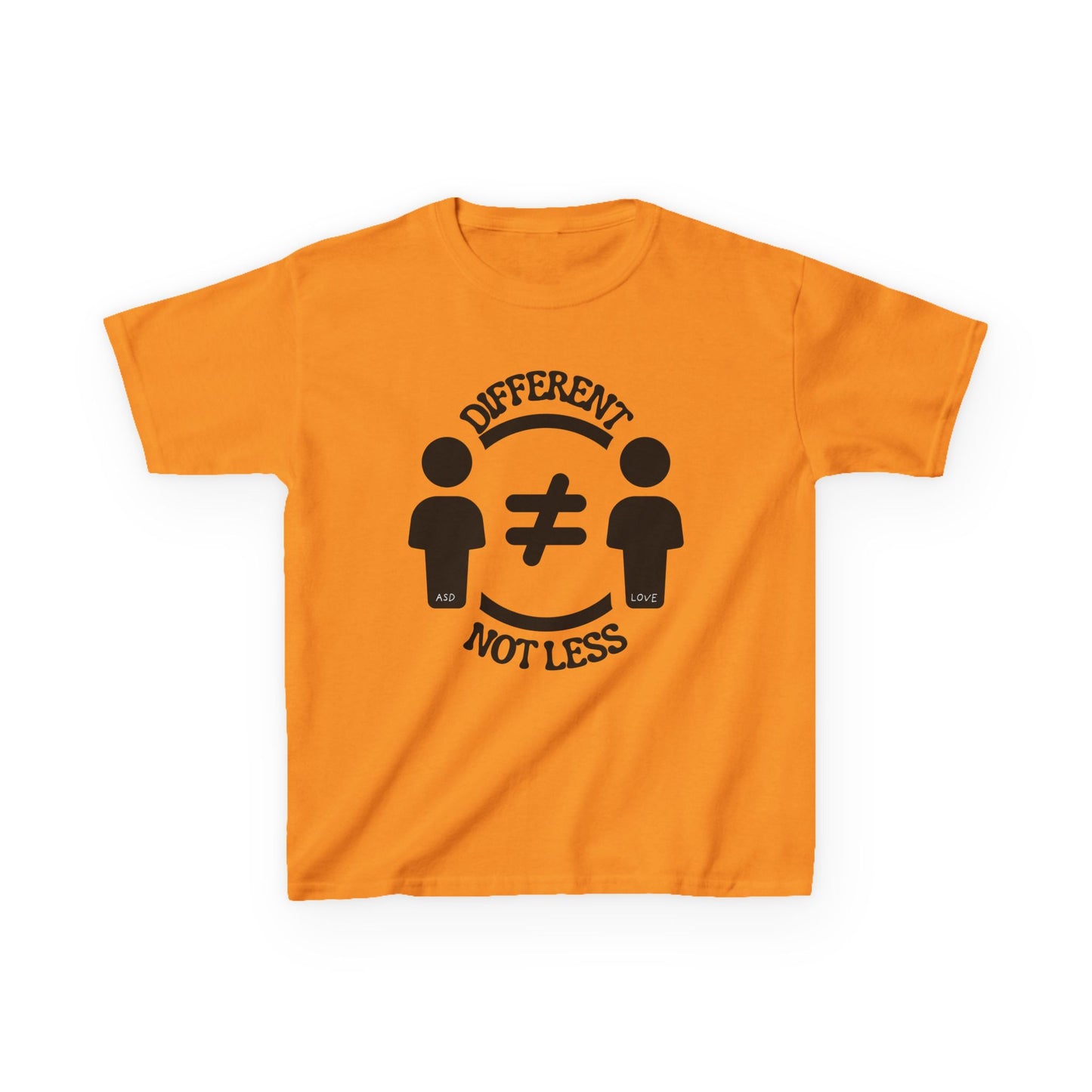 Different Not Less - Equality Autism Awareness kids Tee