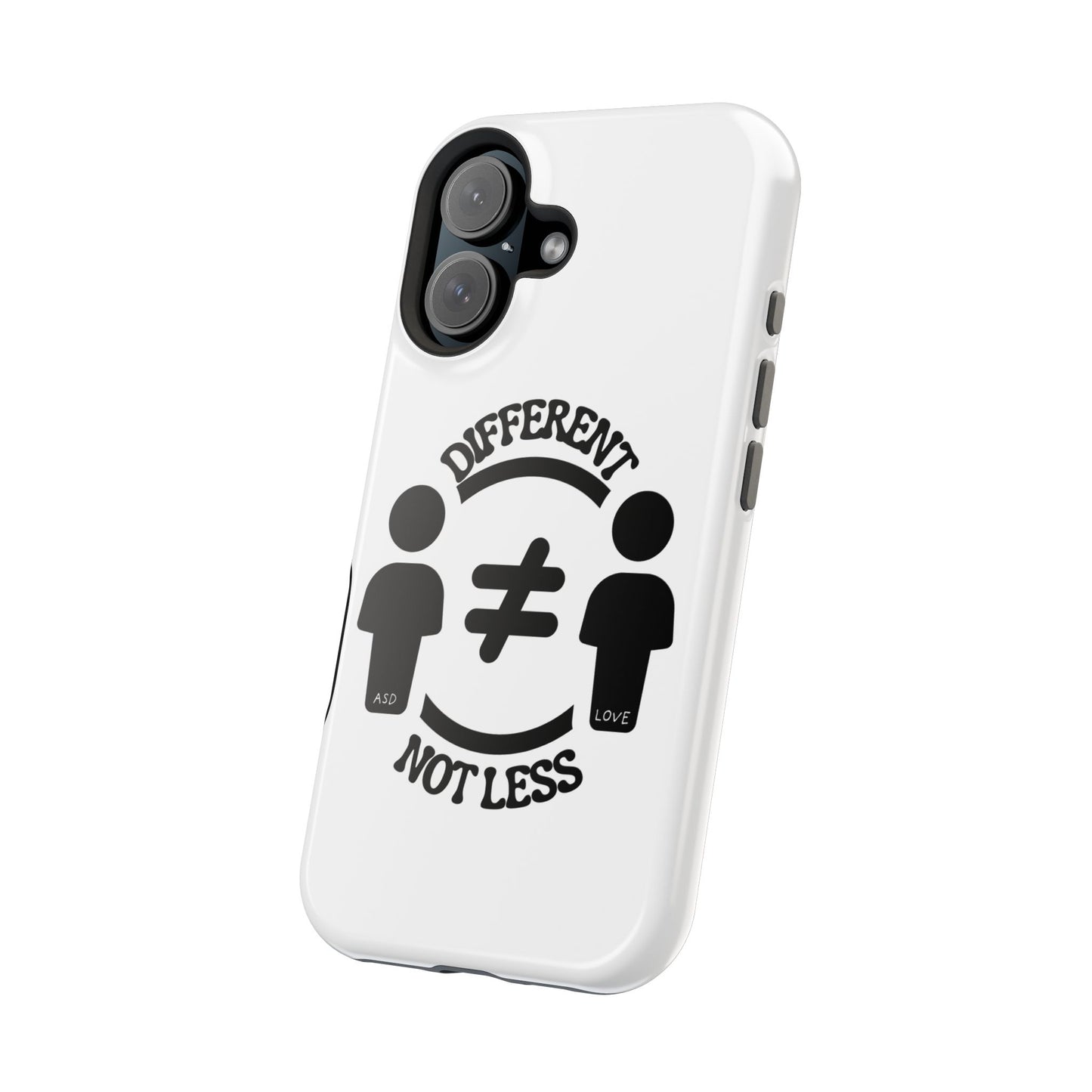 Silhouette Harmony: Different, Not Less - ASD Awareness Phone Case