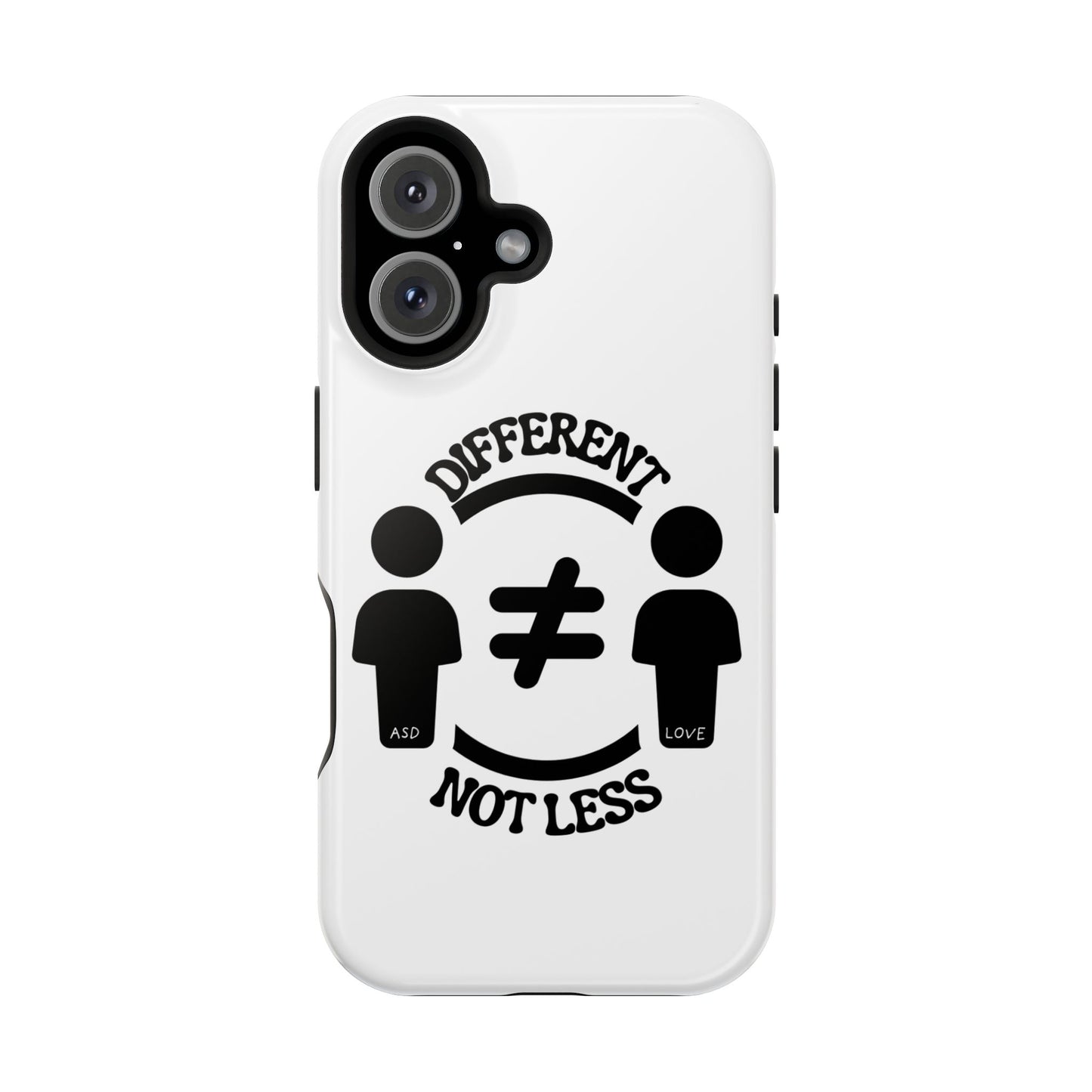 Silhouette Harmony: Different, Not Less - ASD Awareness Phone Case