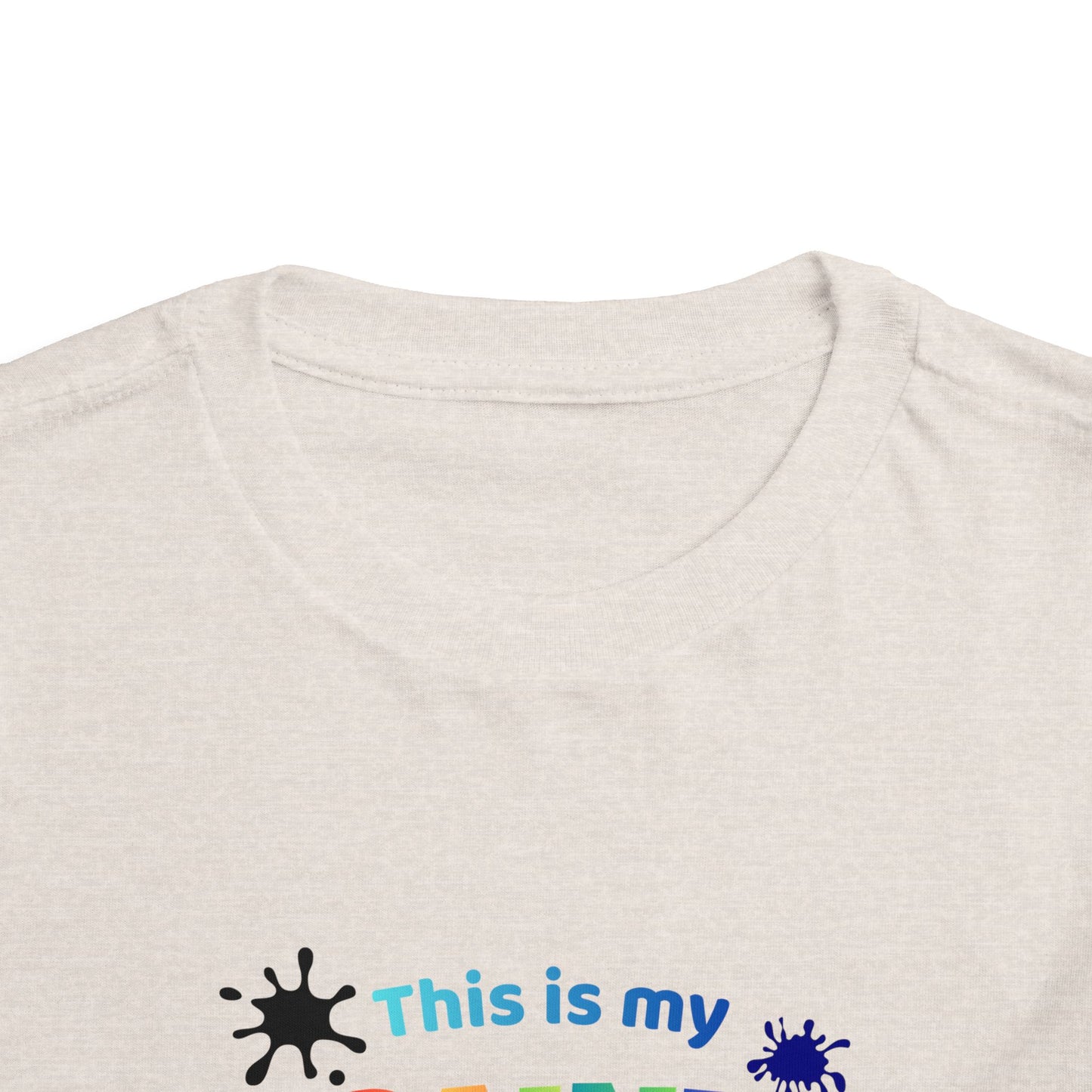 This Is My Paint Shirt Toddler Tee | Kids Painting Art Splash Shirt
