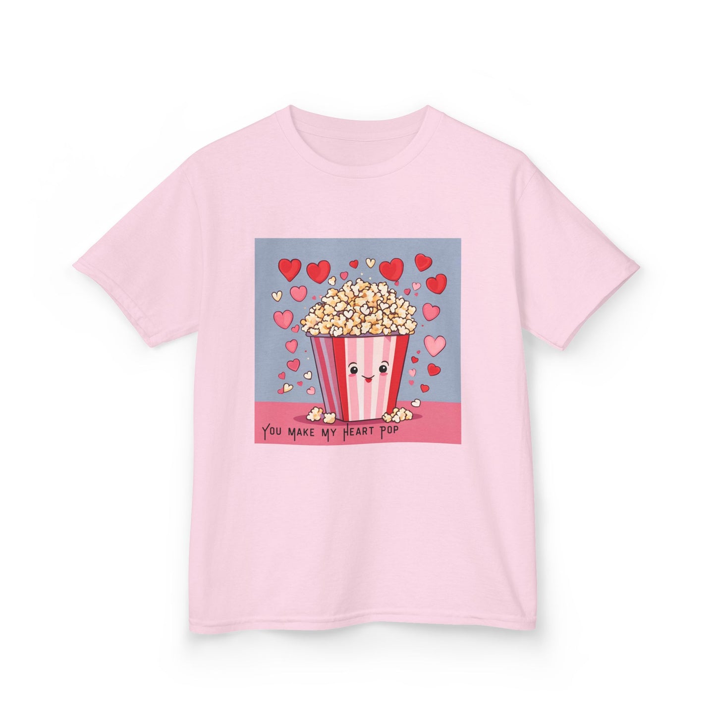 You Make My Heart Pop - Popcorn Valentine's Kids Tee