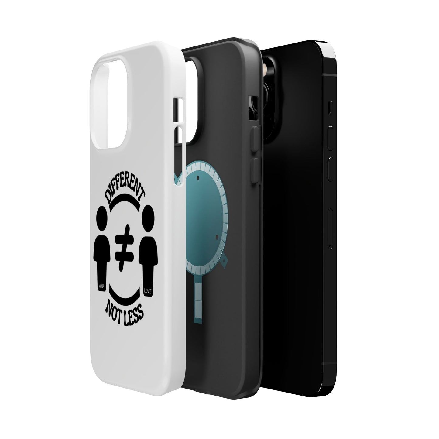 Silhouette Harmony: Different, Not Less - ASD Awareness Phone Case