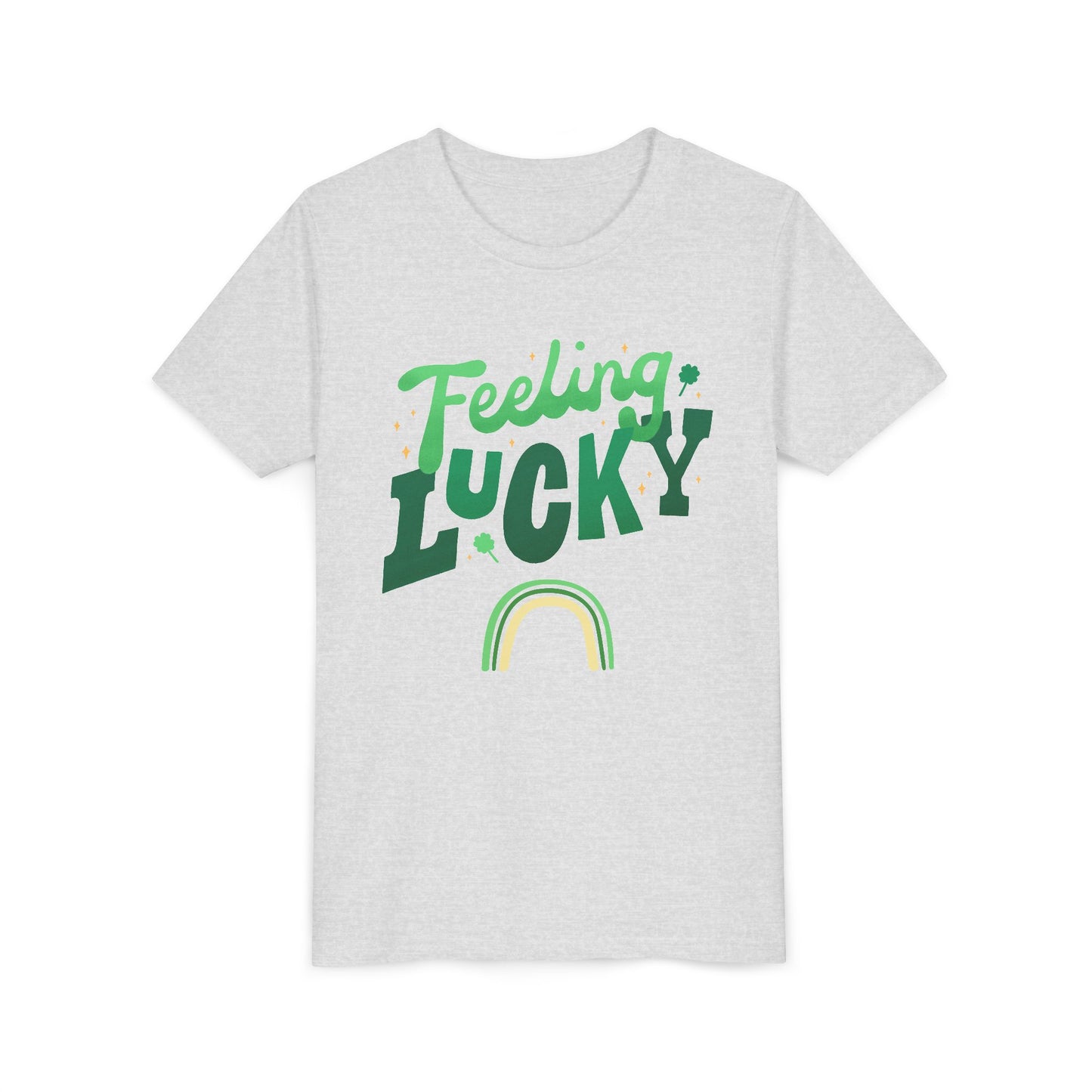 Feeling Lucky rainbow Youth Tee | St. Patrick's Day kids shirt