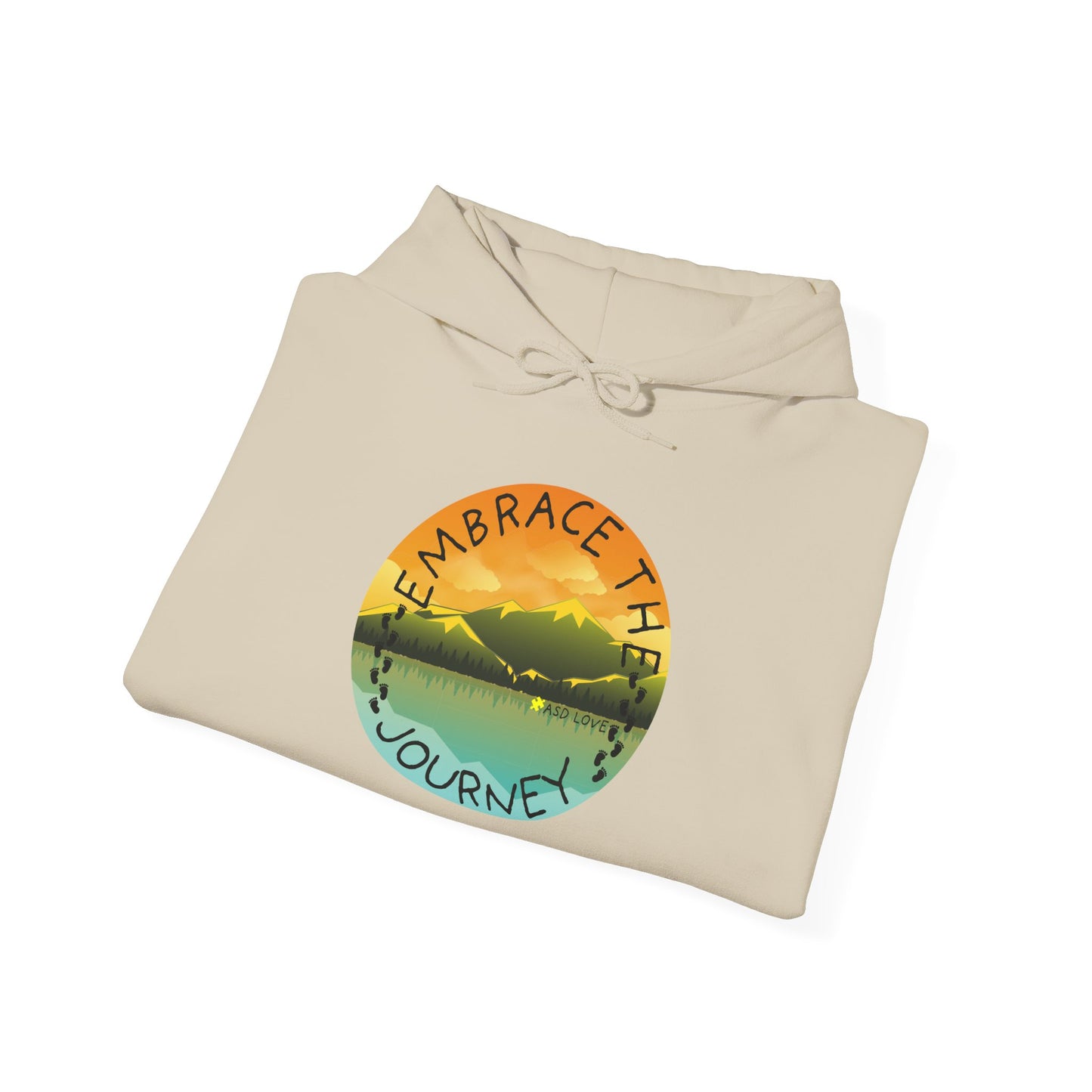 Embrace the Journey | Hoodie | Autism Awareness | Diversity and Inclusivity