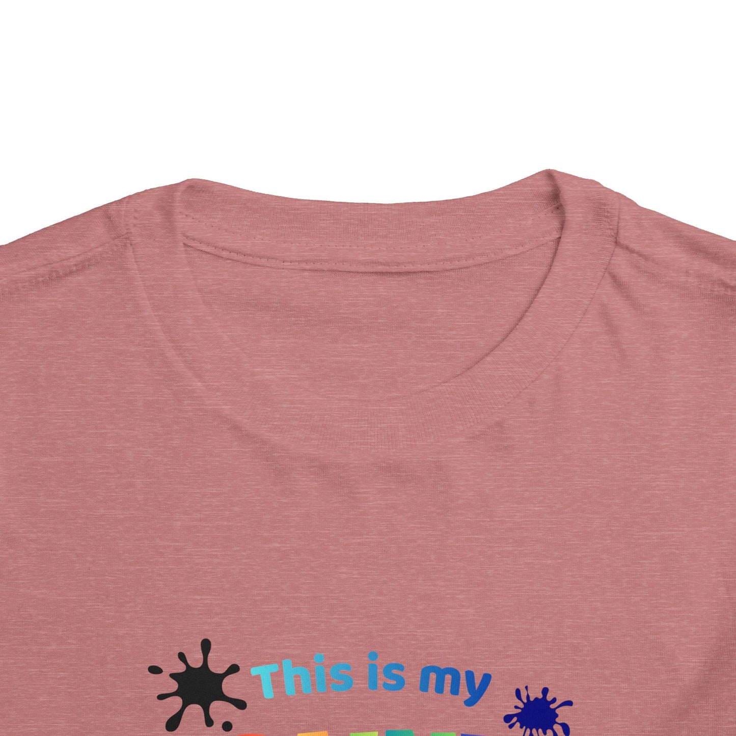 This Is My Paint Shirt Toddler Tee | Kids Painting Art Splash Shirt