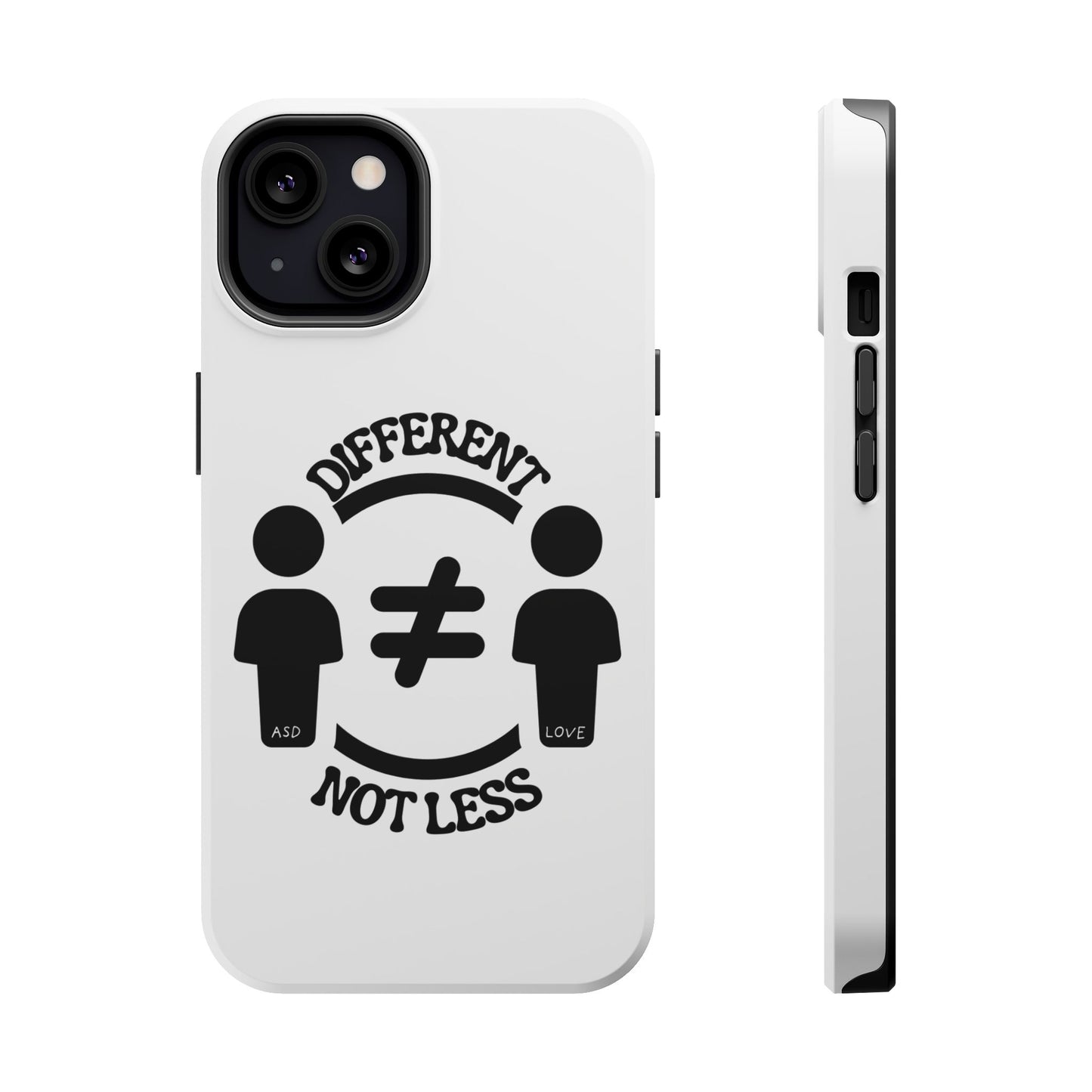 Silhouette Harmony: Different, Not Less - ASD Awareness Phone Case