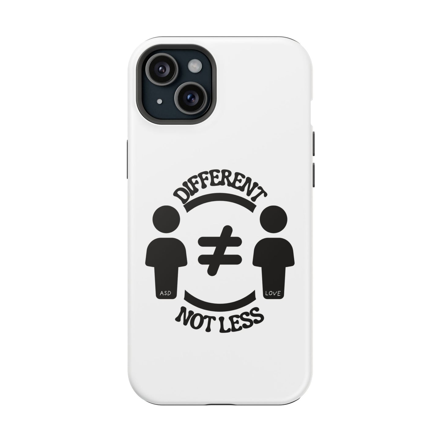 Silhouette Harmony: Different, Not Less - ASD Awareness Phone Case