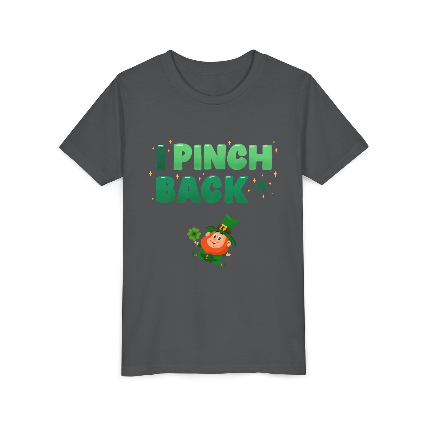 I Pinch Back Leprechaun Kids T-Shirt | St. Patrick's Day Shamrock Tee