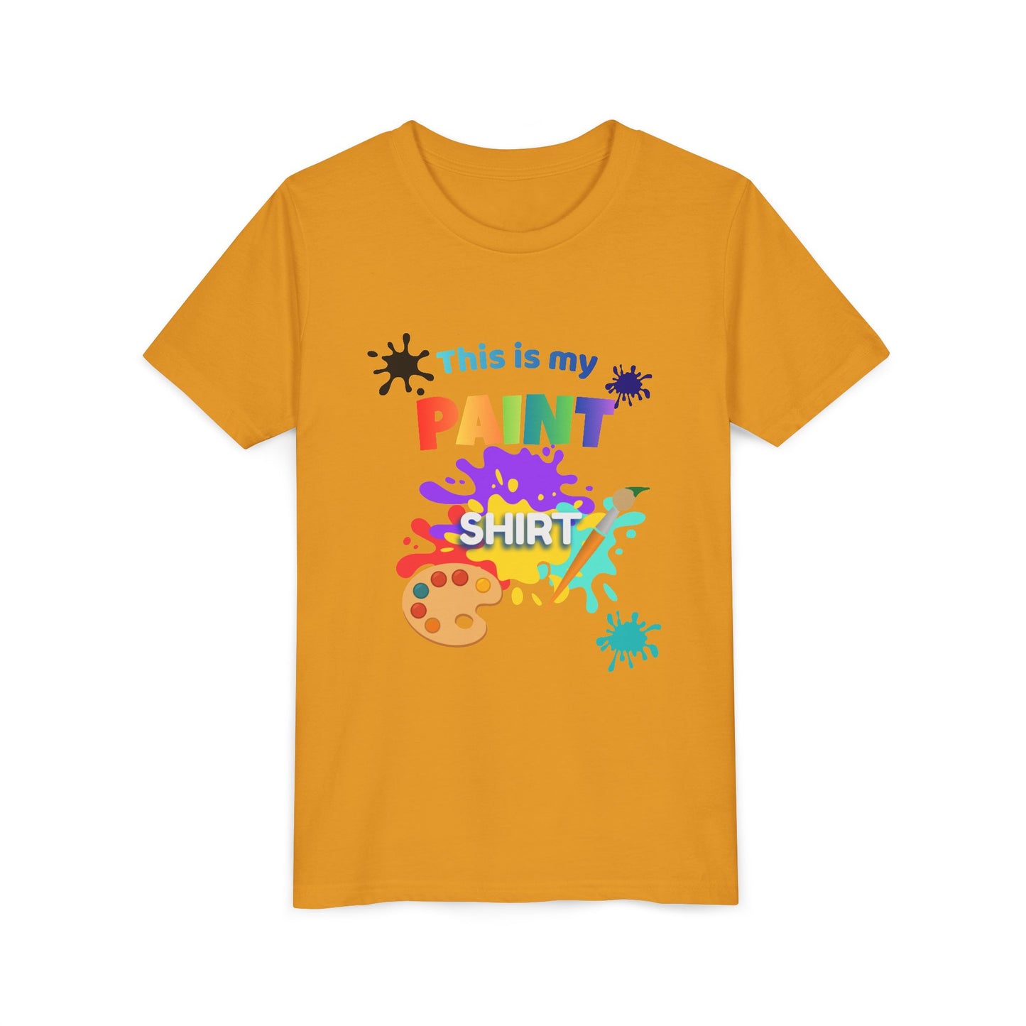 This Is My Paint Shirt Youth Tee SP | Kids Art Palette T-Shirt