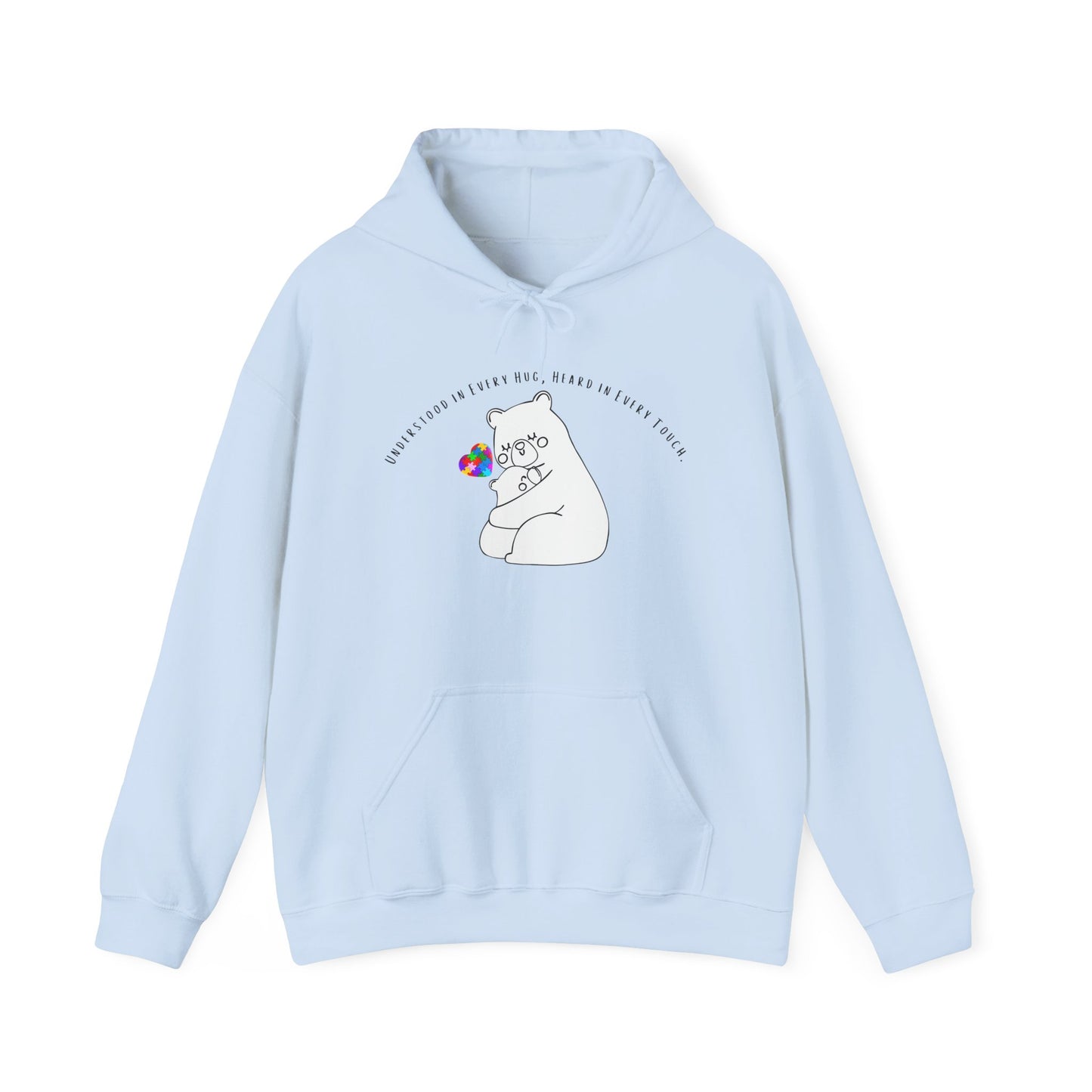 Every Hug, Every Touch - Autism Awareness Hoodie - Gift for Her, Unisex Comfort