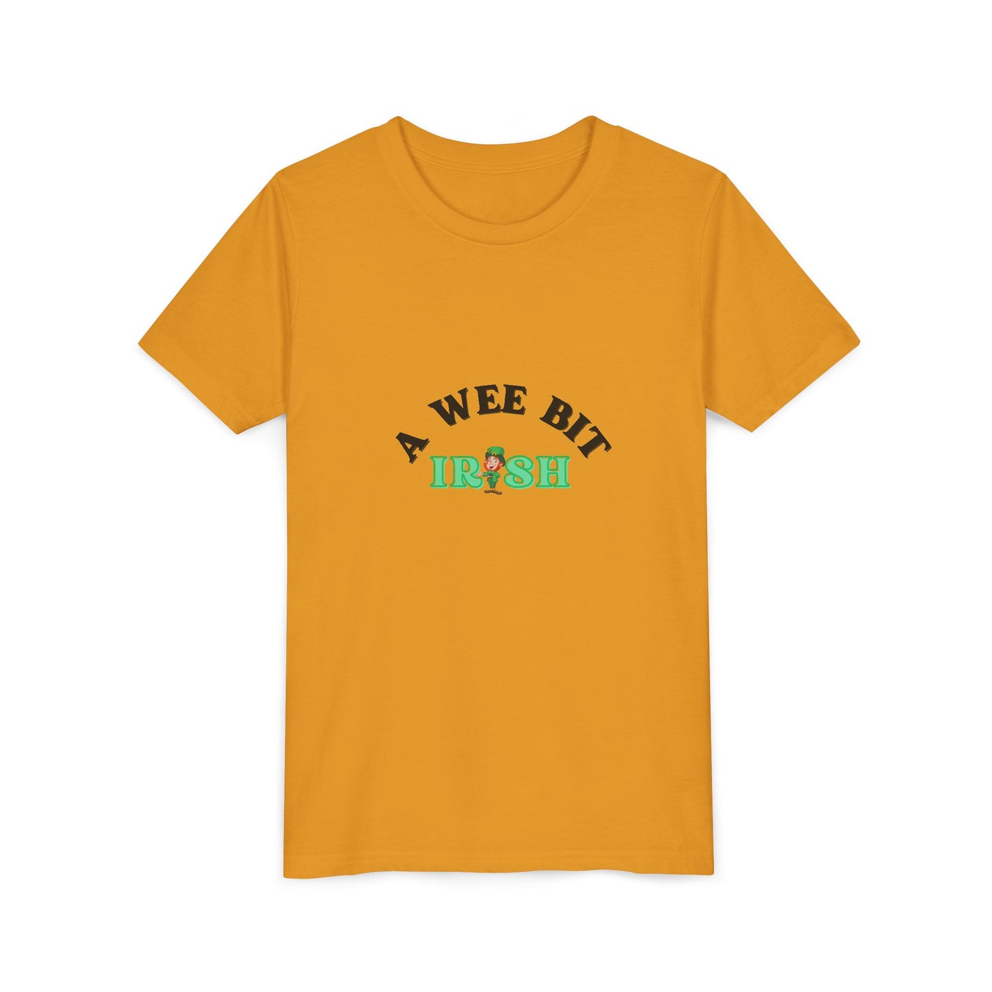 A Wee Bit Irish Youth Tee | St. Patrick's Day Shamrock Kids Shirt